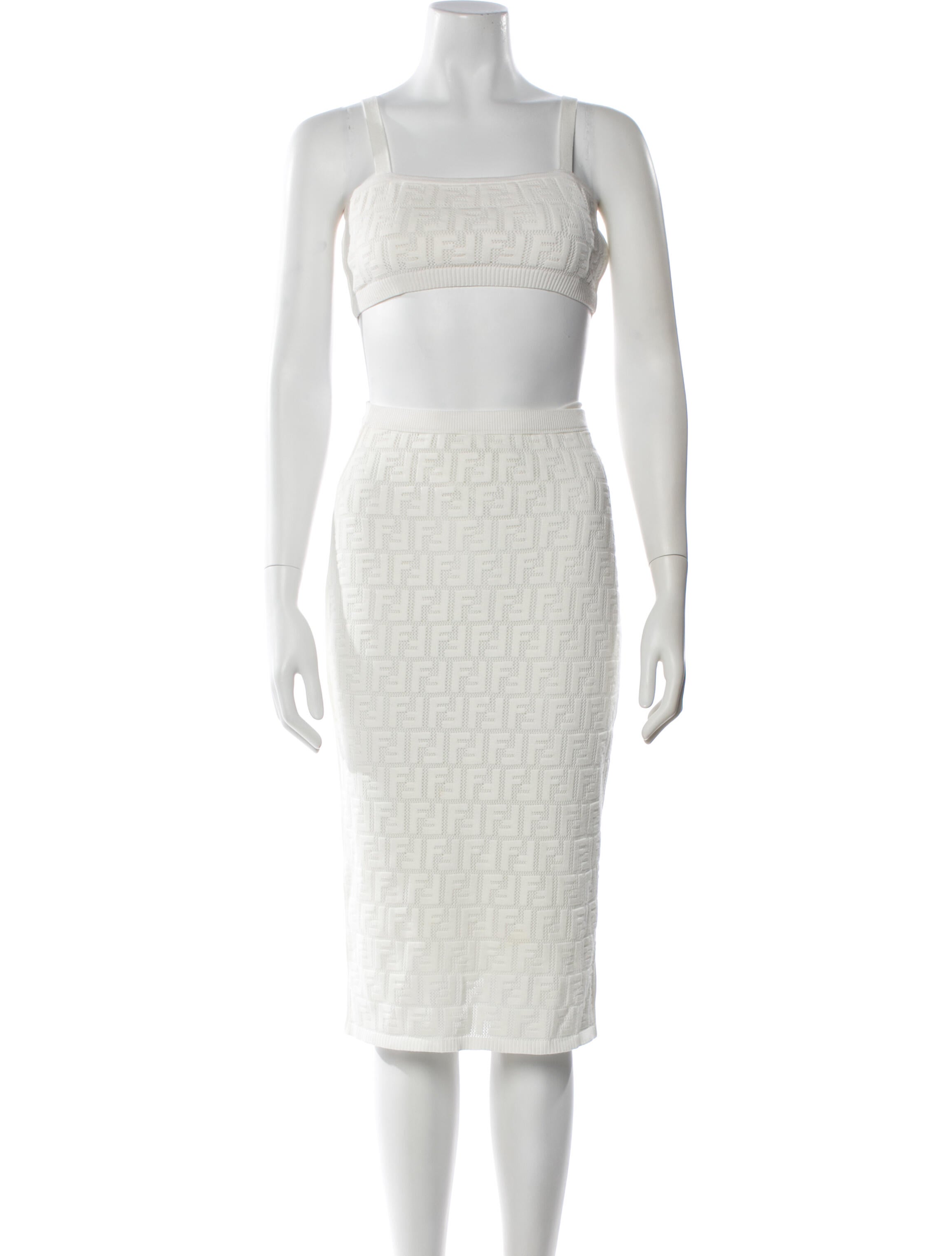 Fendi Printed Skirt Set