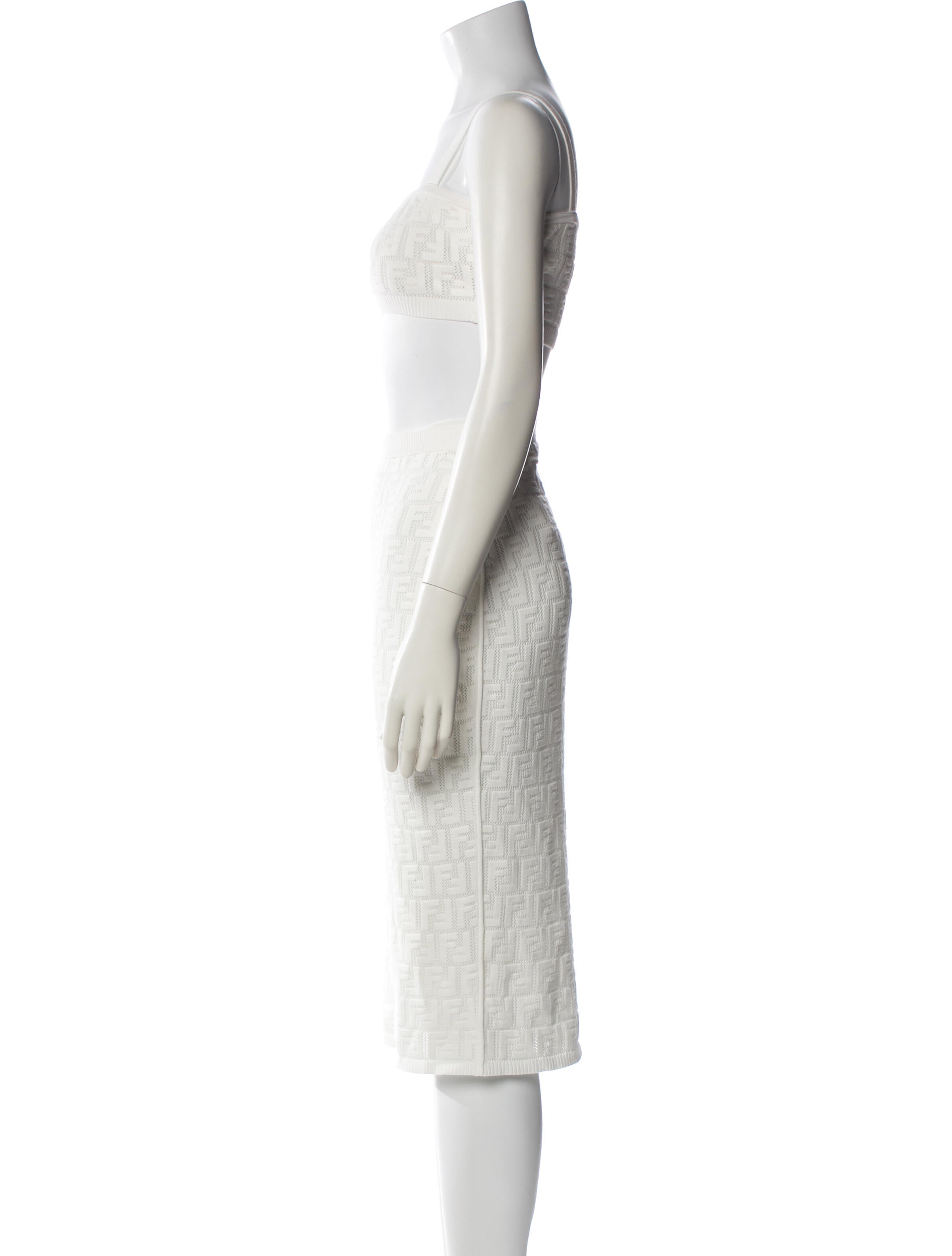 Fendi Printed Skirt Set