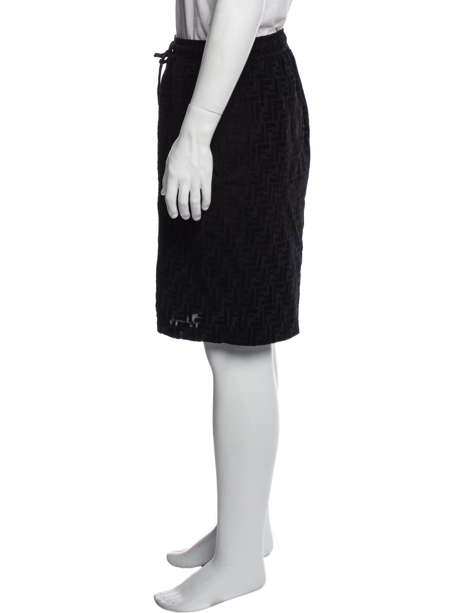 Fendi Zucca FF Logo Jogger Shorts