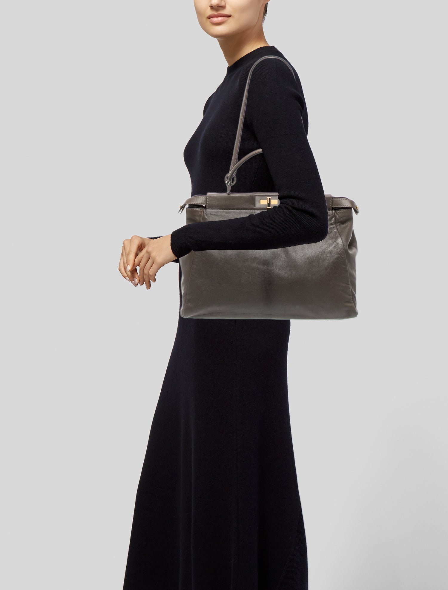 Fendi Zucca FF Peekaboo Large Vintage