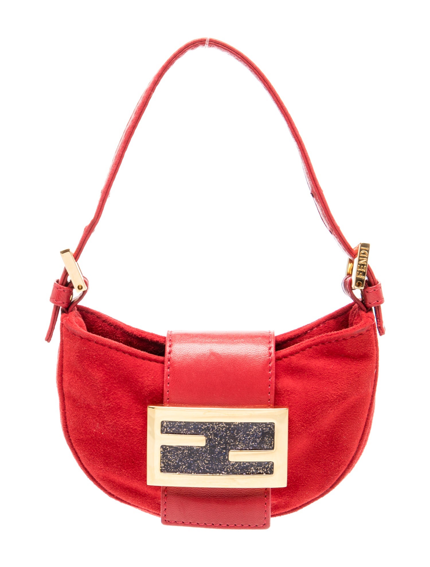 Fendi Suede Baguette