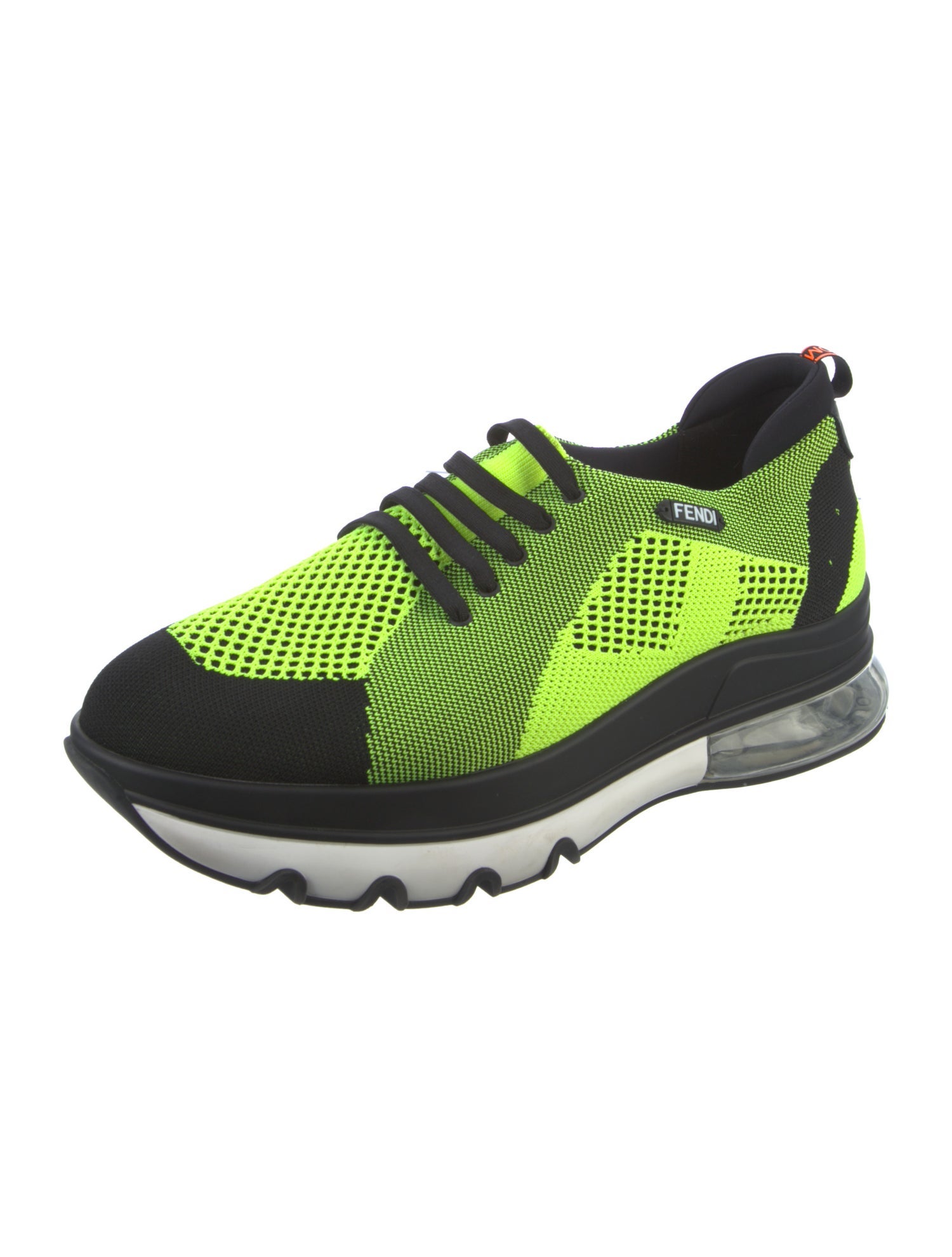 Fendi Mesh Printed Athletic Sneakers