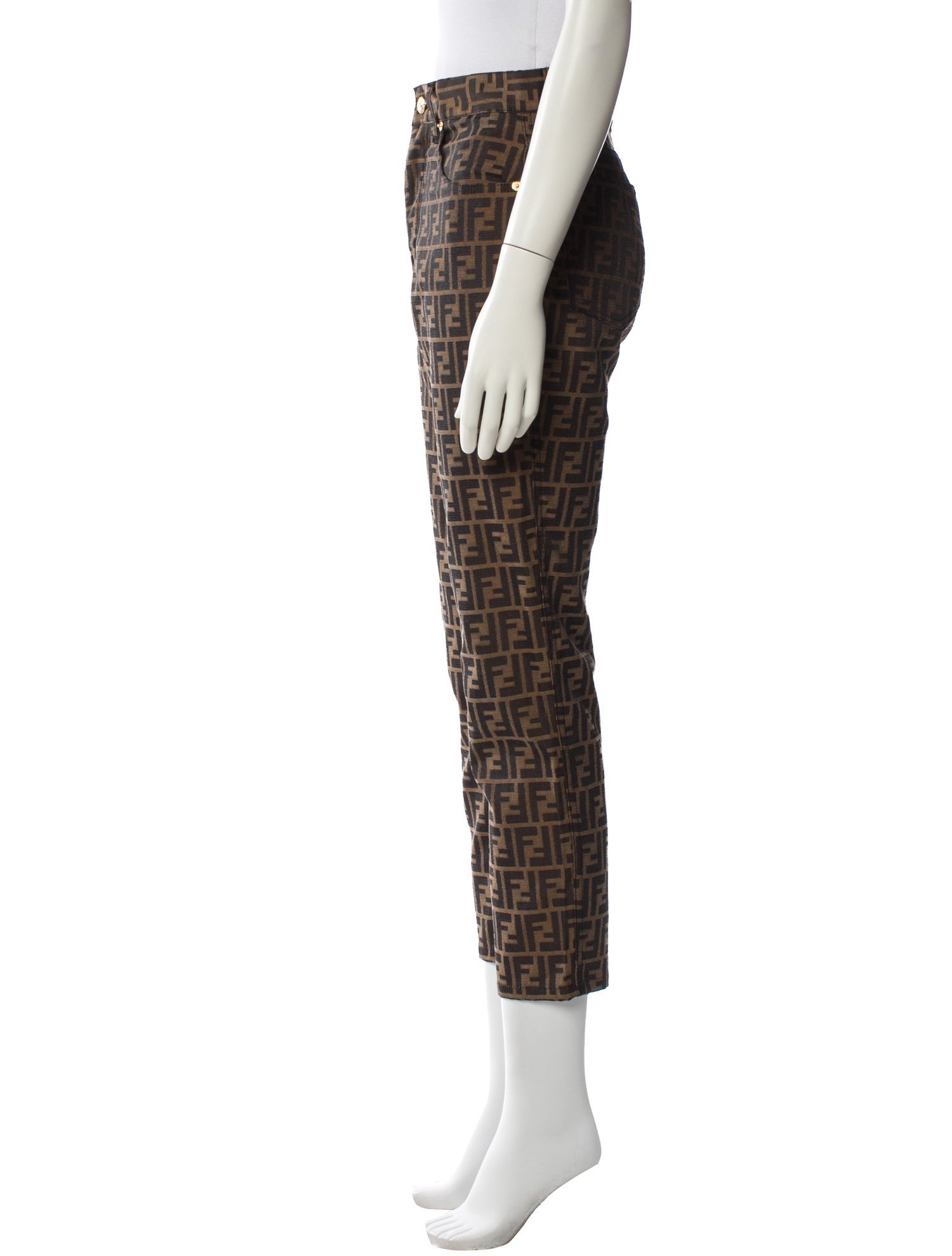 Fendi Vintage Straight Leg Jeans