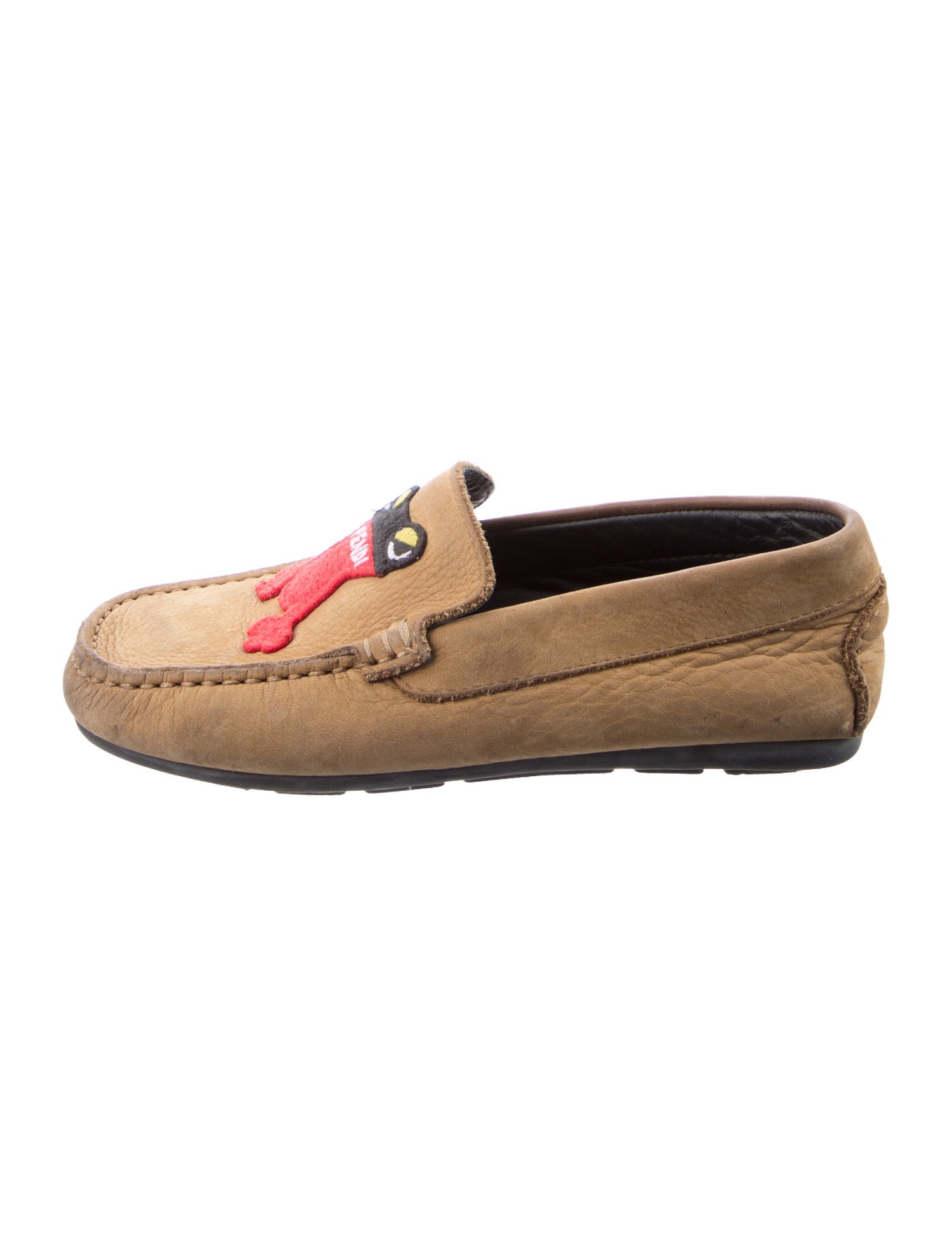 Fendi Boys Leather Loafer