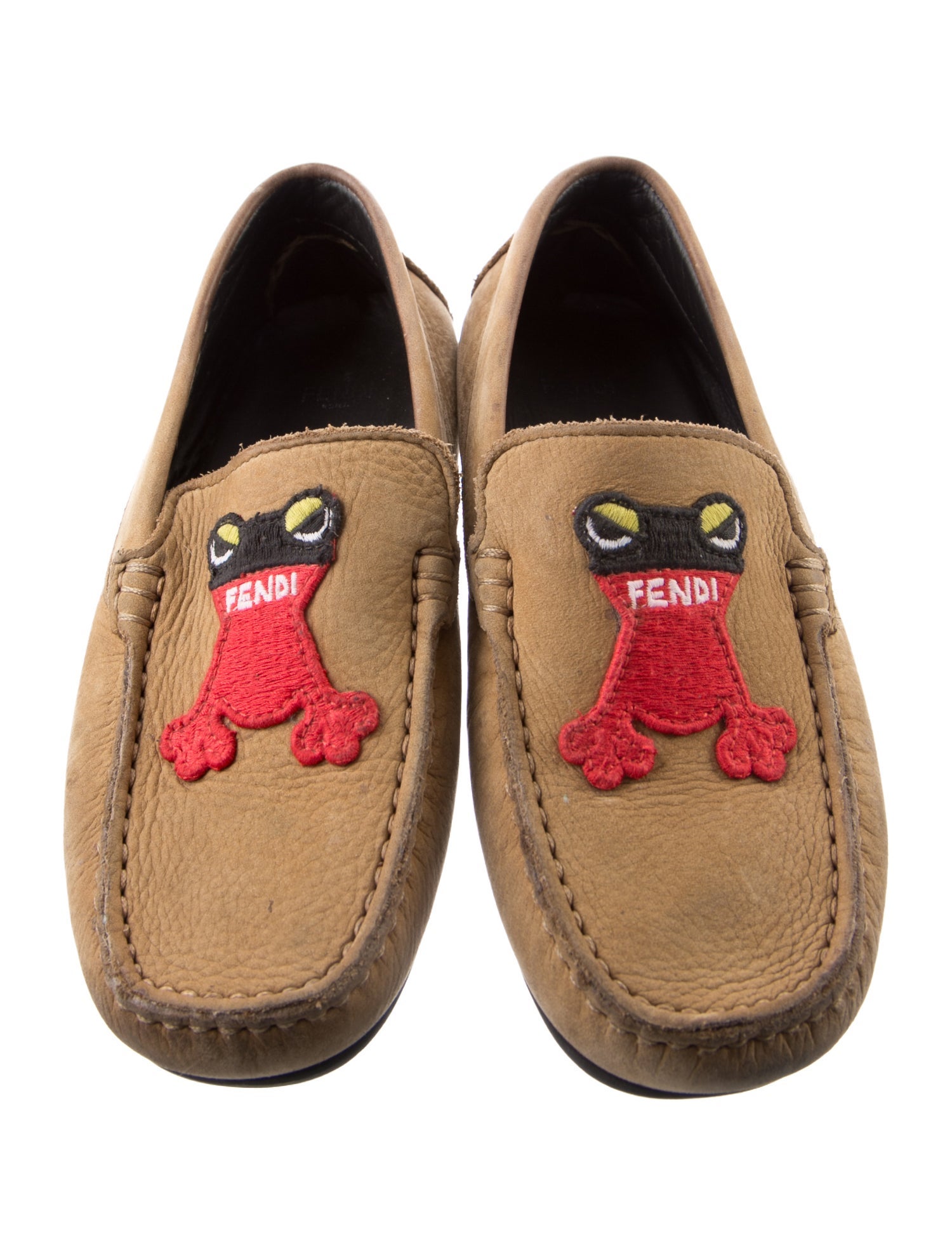 Fendi Boys Leather Loafer