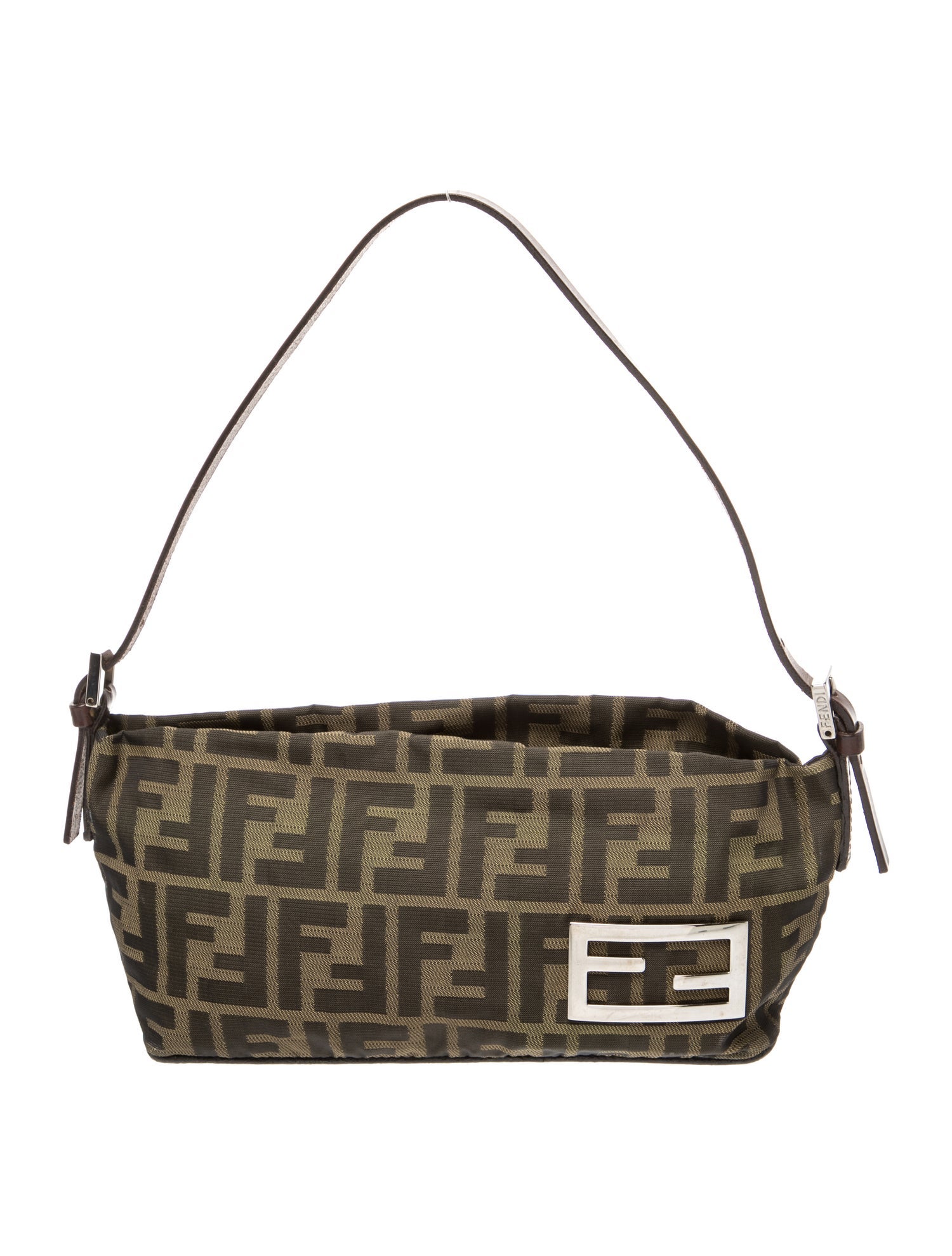 Fendi Zucca FF Shoulder Bag Vintage