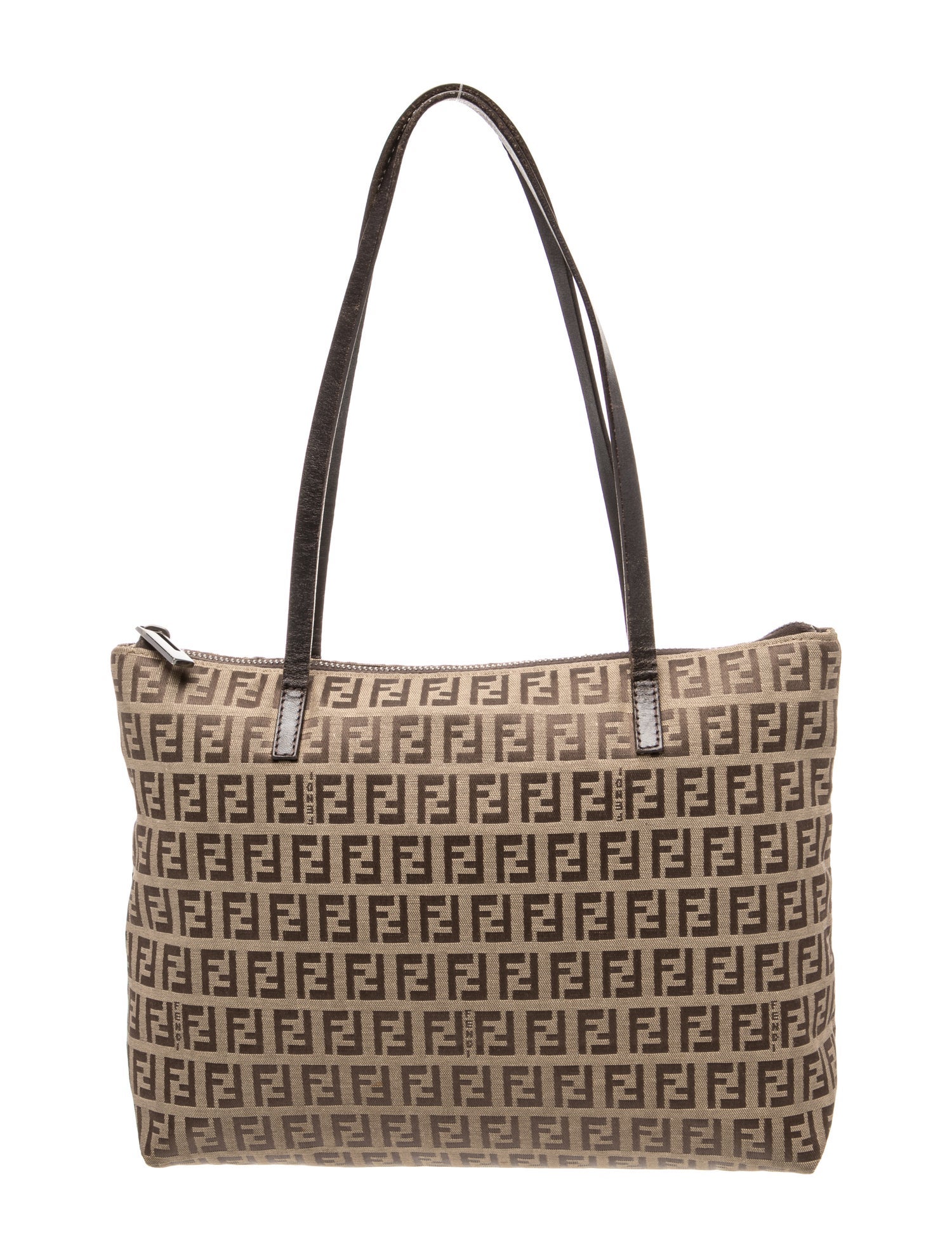 Fendi Zucchino FF Tote Vintage