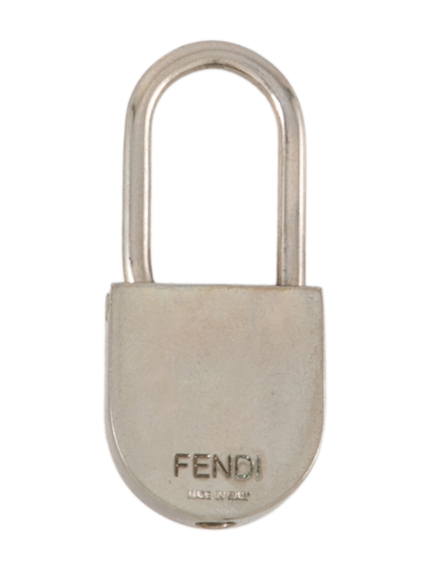 Fendi Logo Metal Keychain