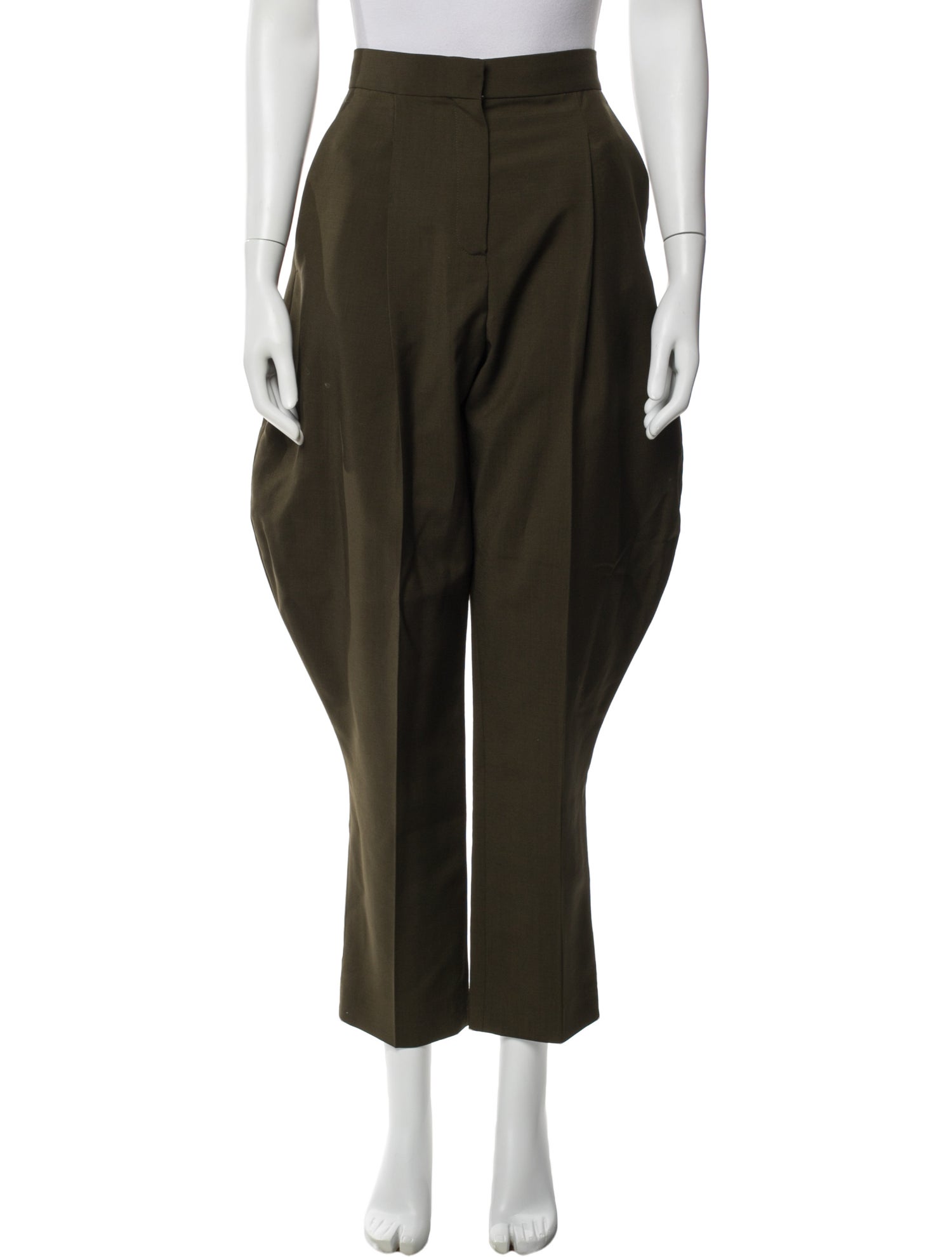 Fendi Wool Straight Leg Pants