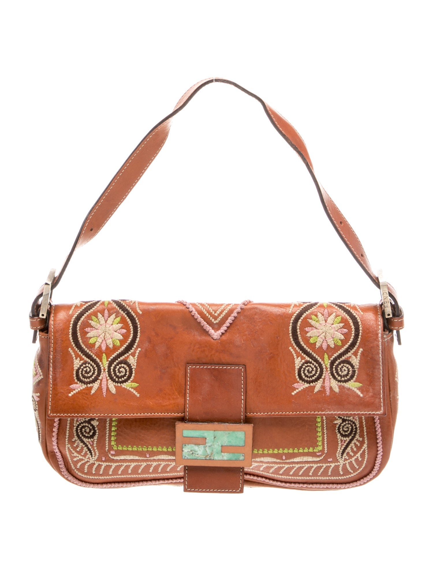 Fendi Leather Baguette Vintage