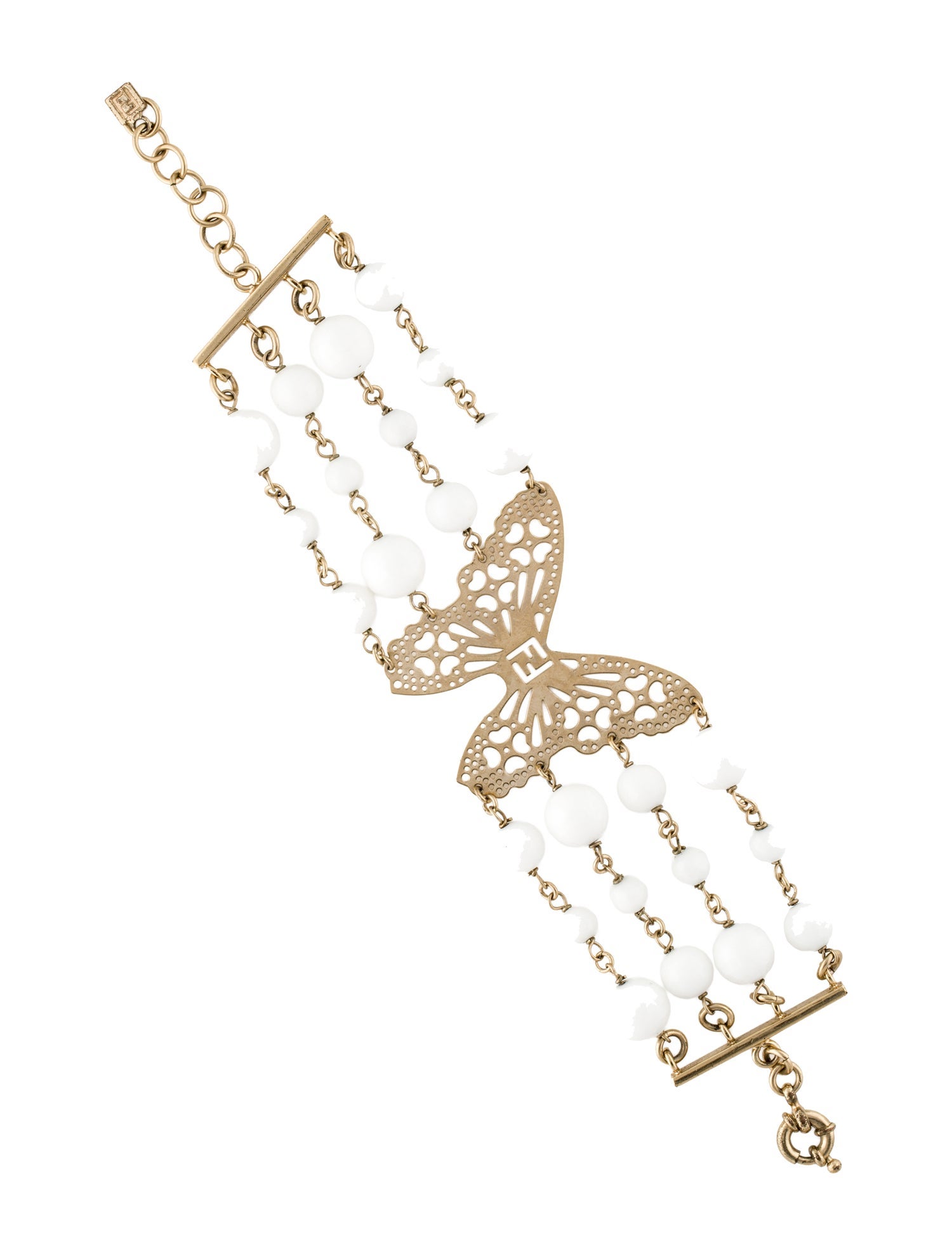 Fendi Butterfly Station Bracelet