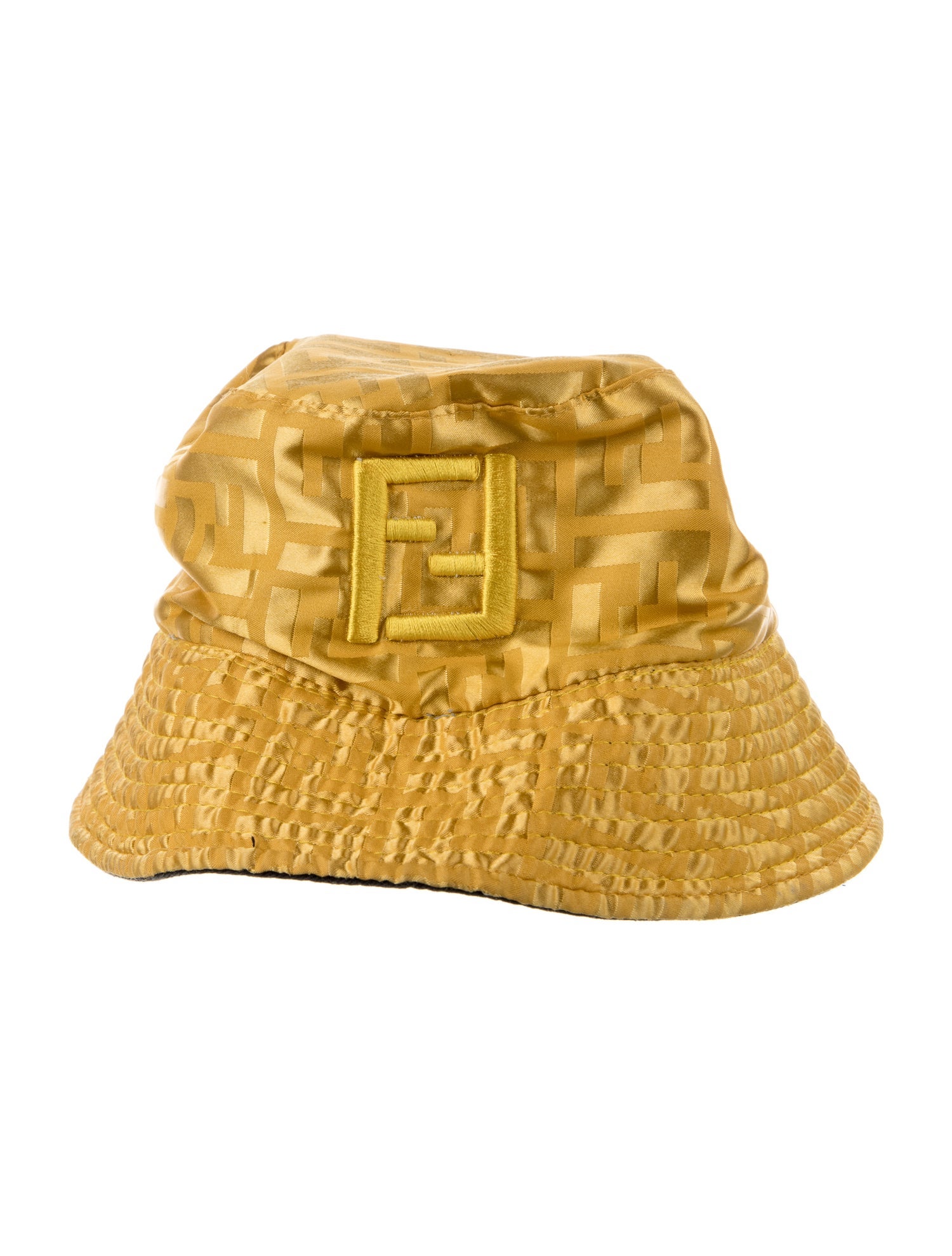 Fendi Embroidered Reversible Bucket Hat