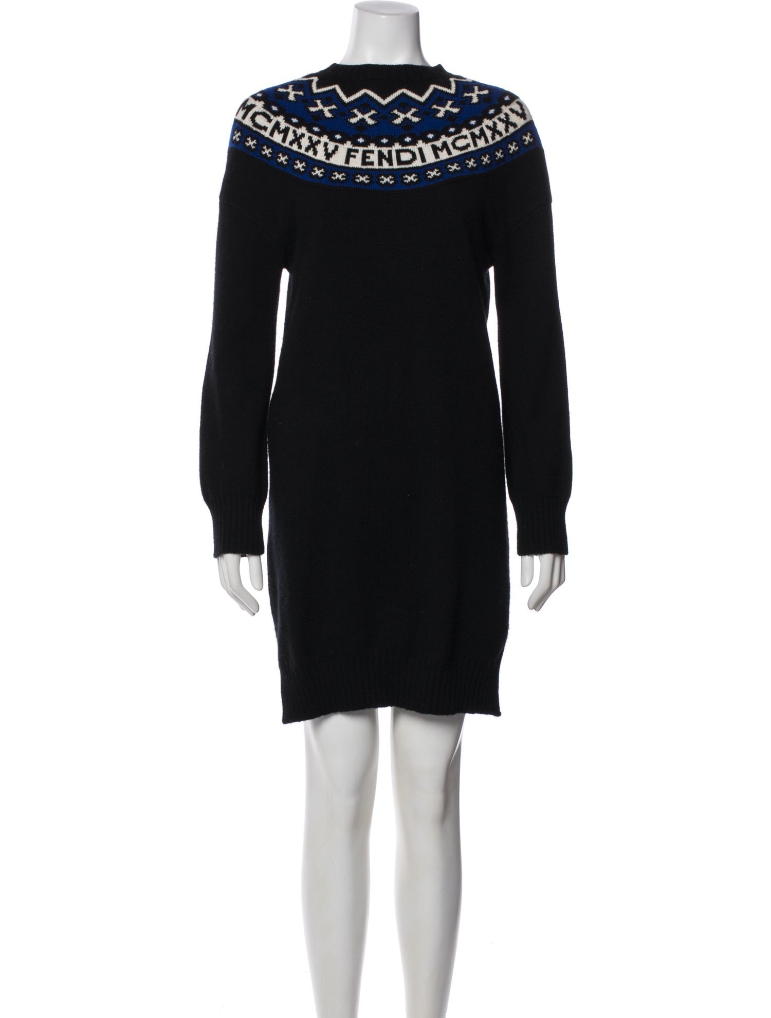 Fendi Wool Mini Dress