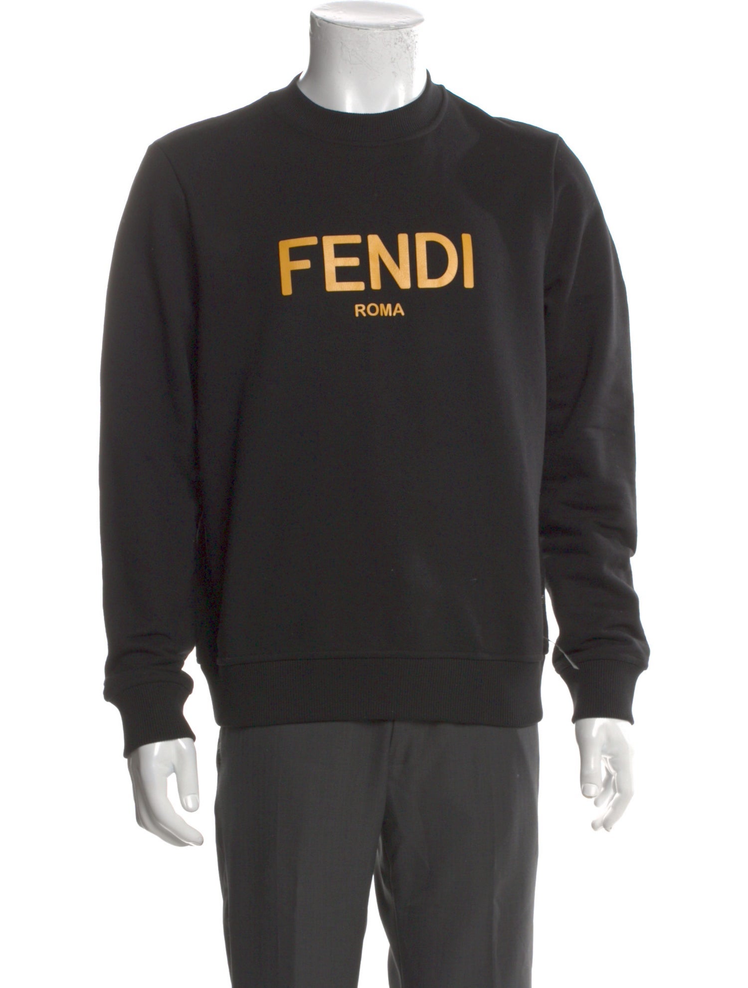 Fendi Zucca FF Logo Graphic Print Pullover