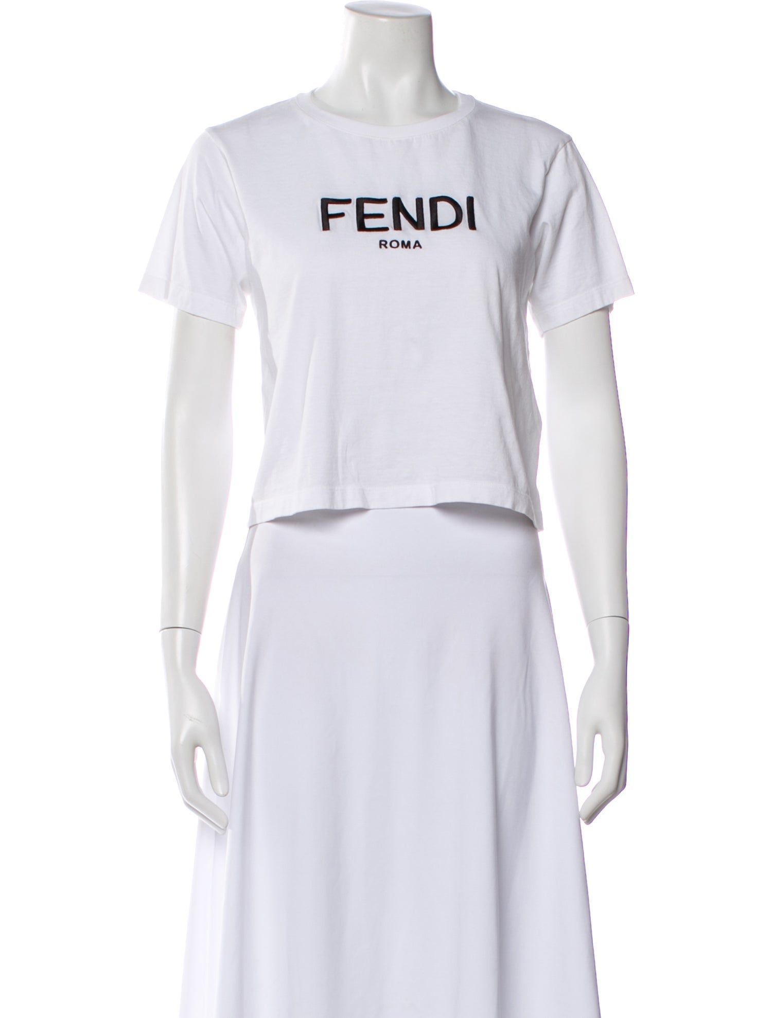 Fendi Graphic Print Crew Neck T-Shirt