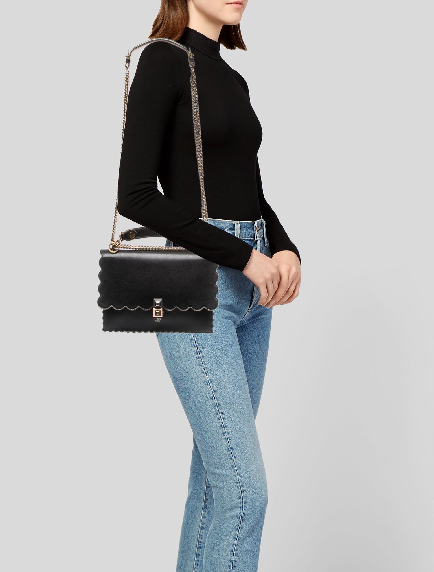 Fendi Leather Shoulder Bag