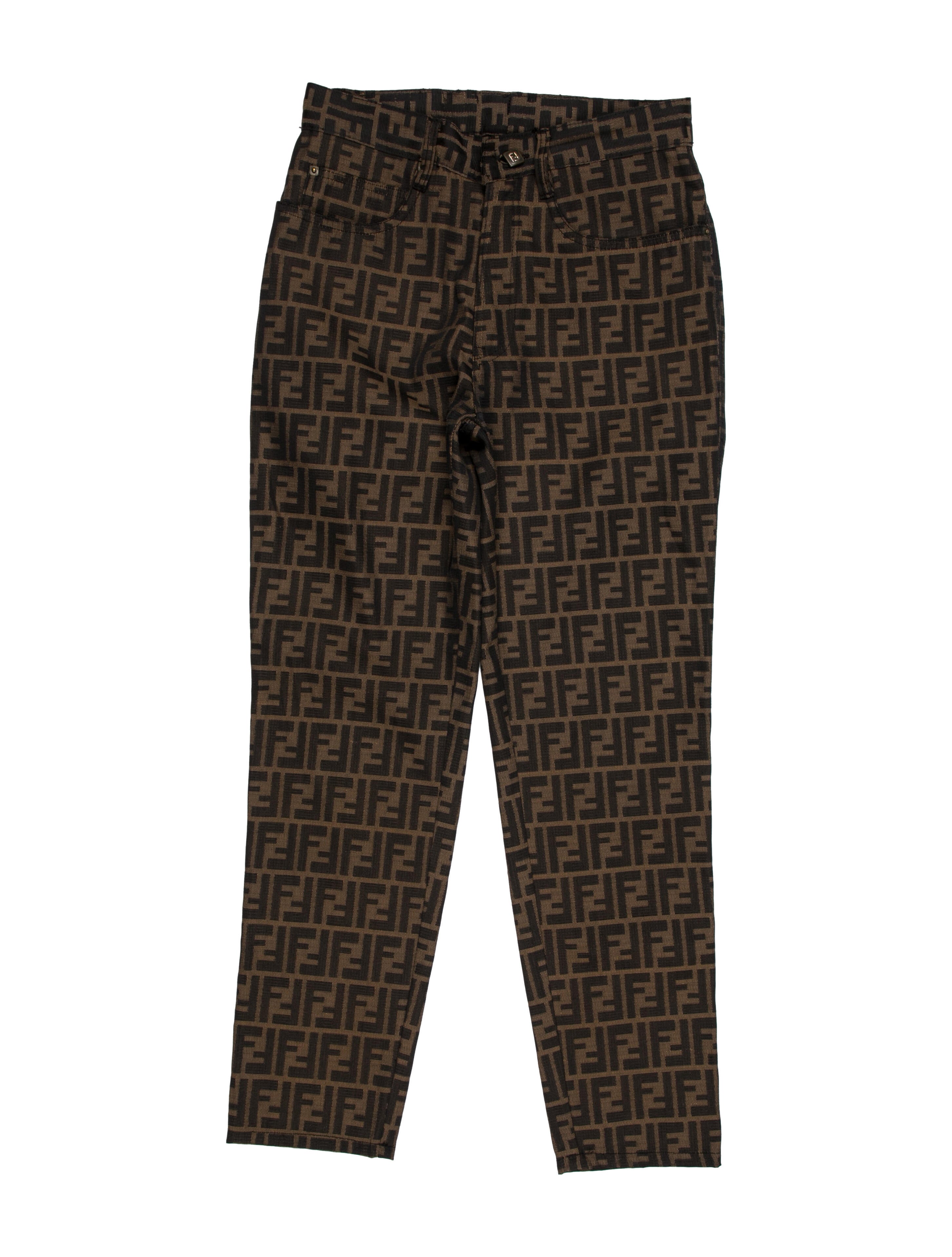 Fendi Vintage Straight Leg Pants