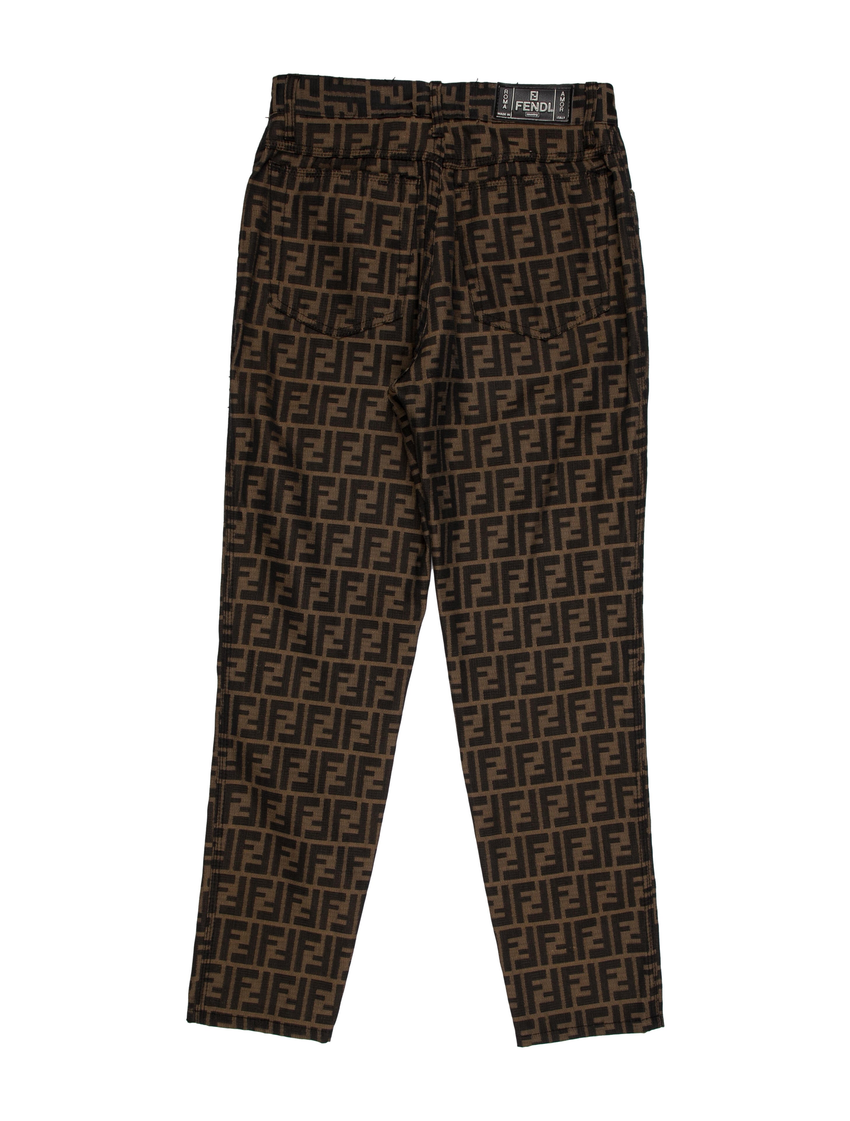 Fendi Vintage Straight Leg Pants