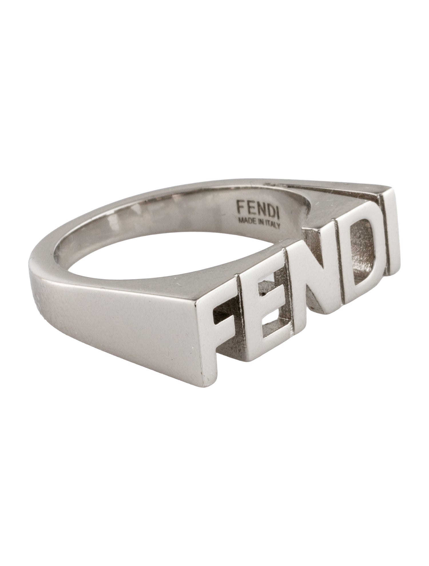 Fendi Logo Band Ring