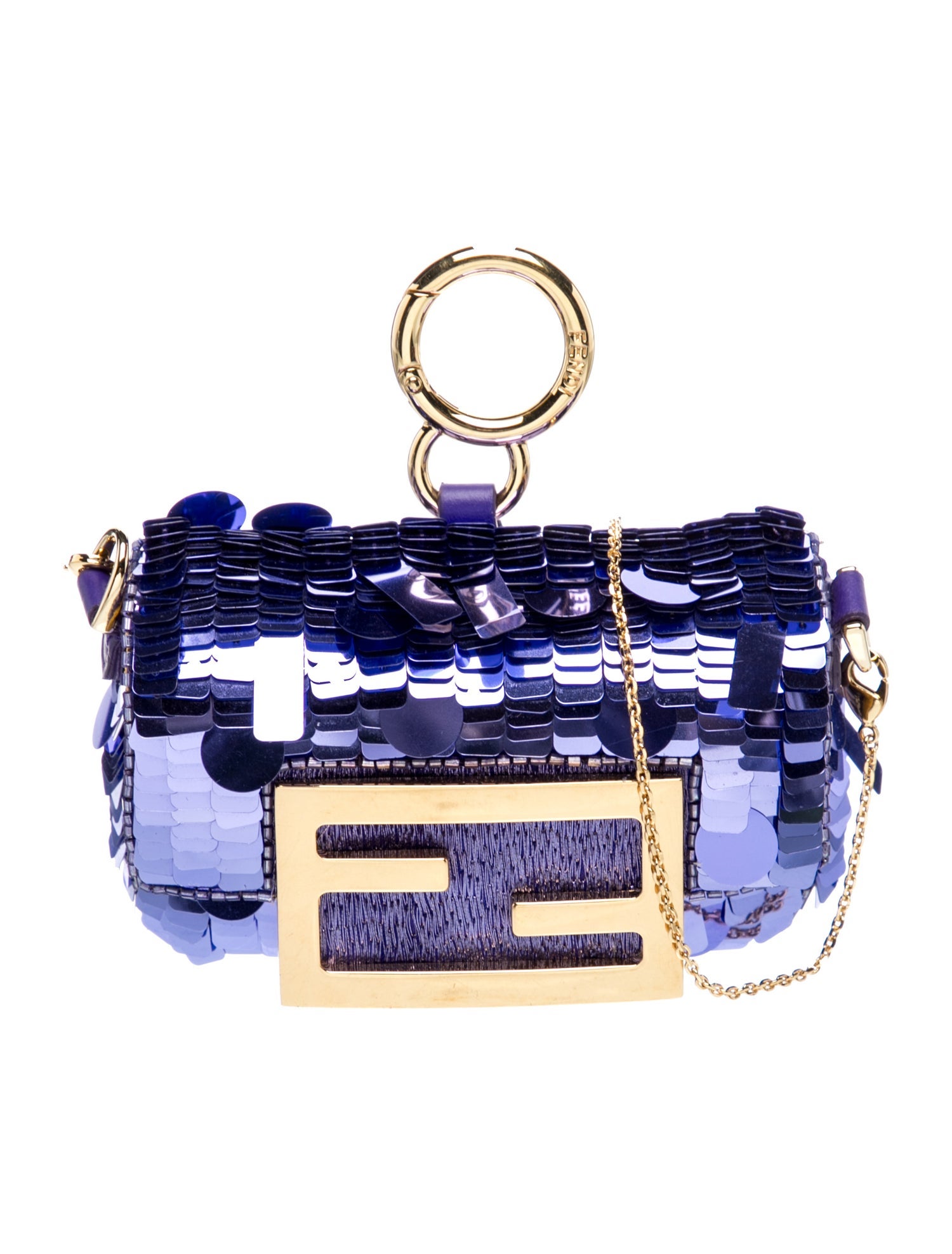Fendi Nano Sequin Baguette Bag Charm