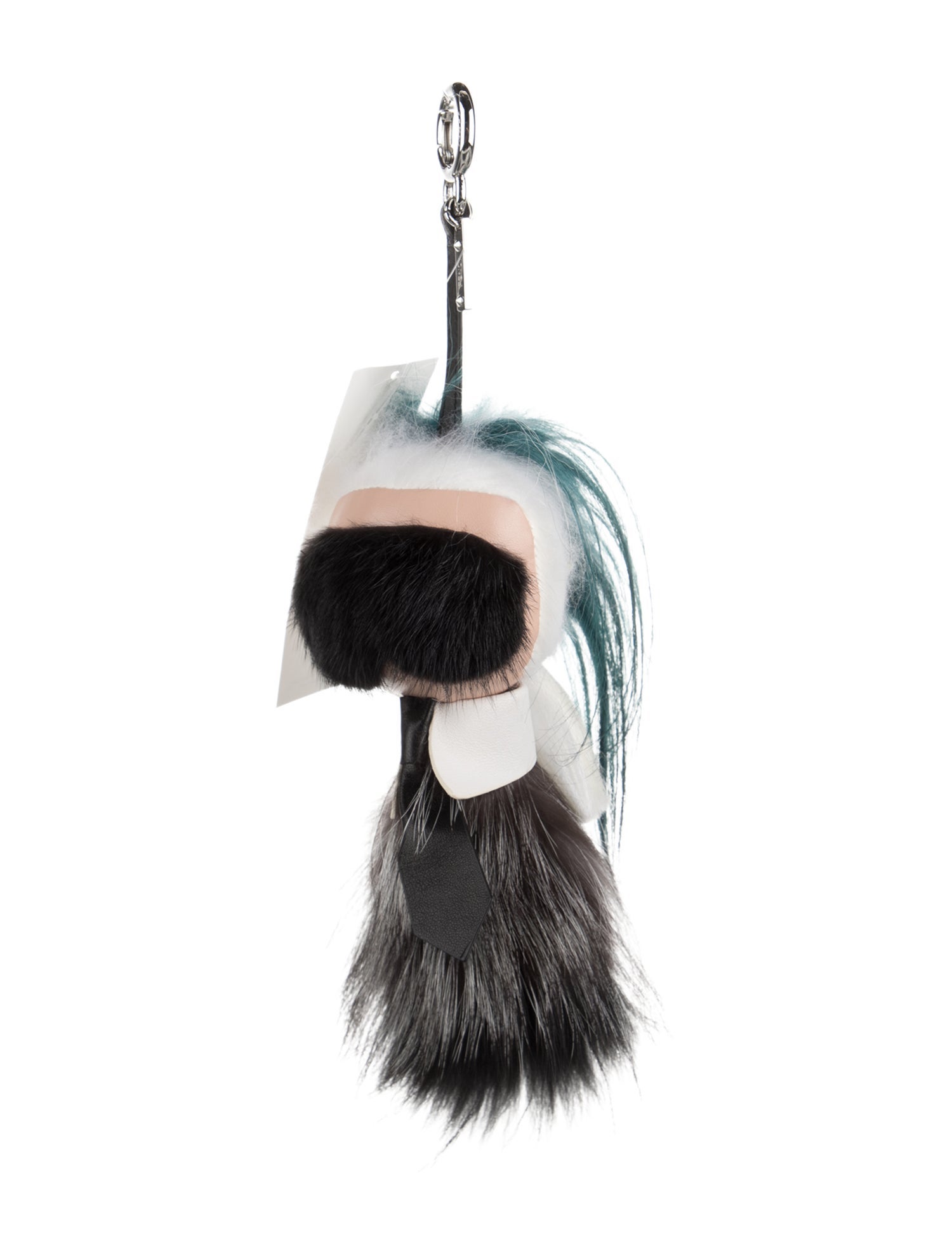 Fendi Karlito Fur Keychain