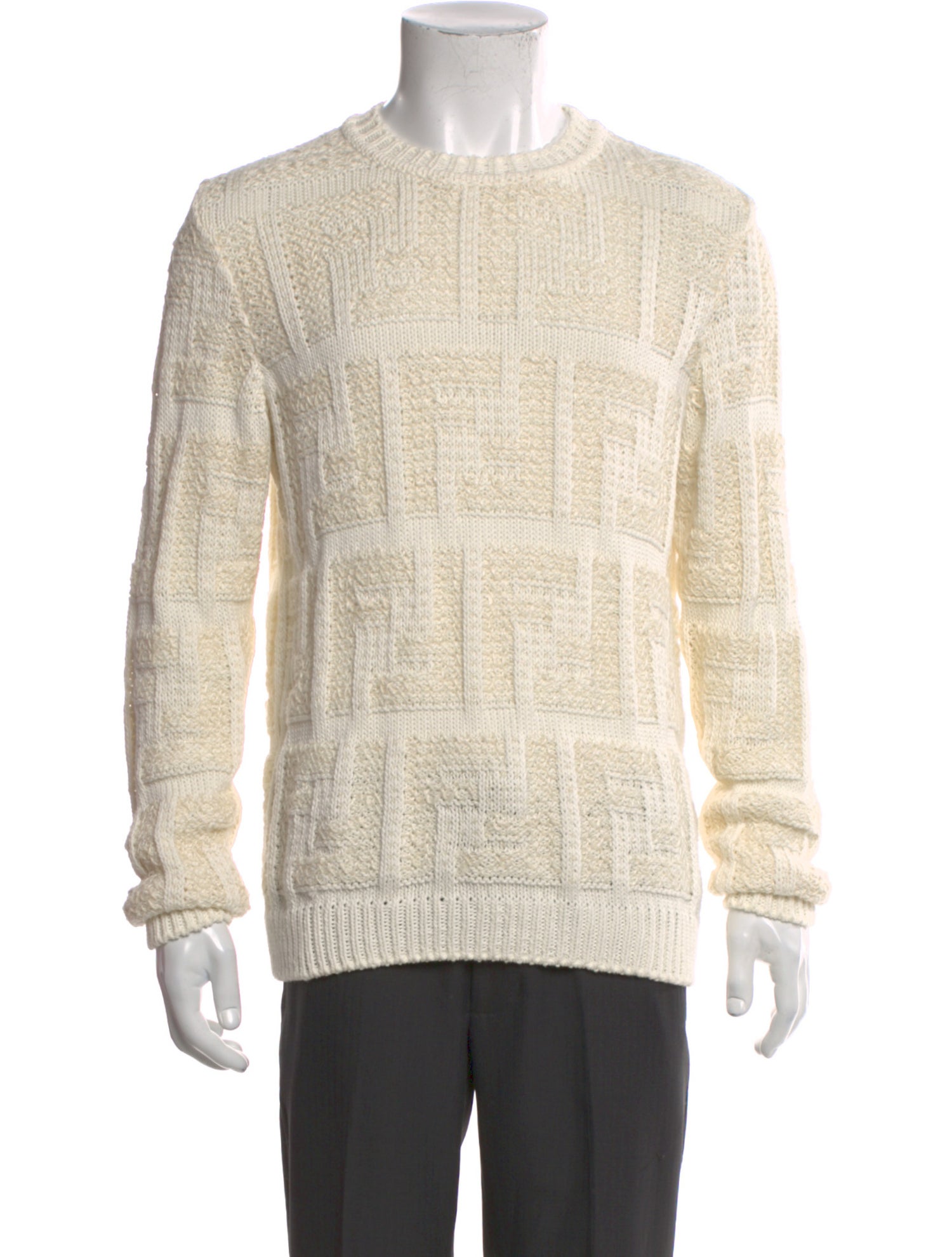 Fendi Crew Neck Long Sleeve Pullover