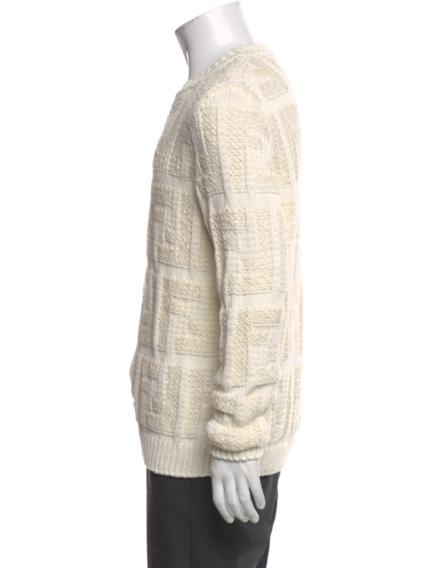 Fendi Crew Neck Long Sleeve Pullover