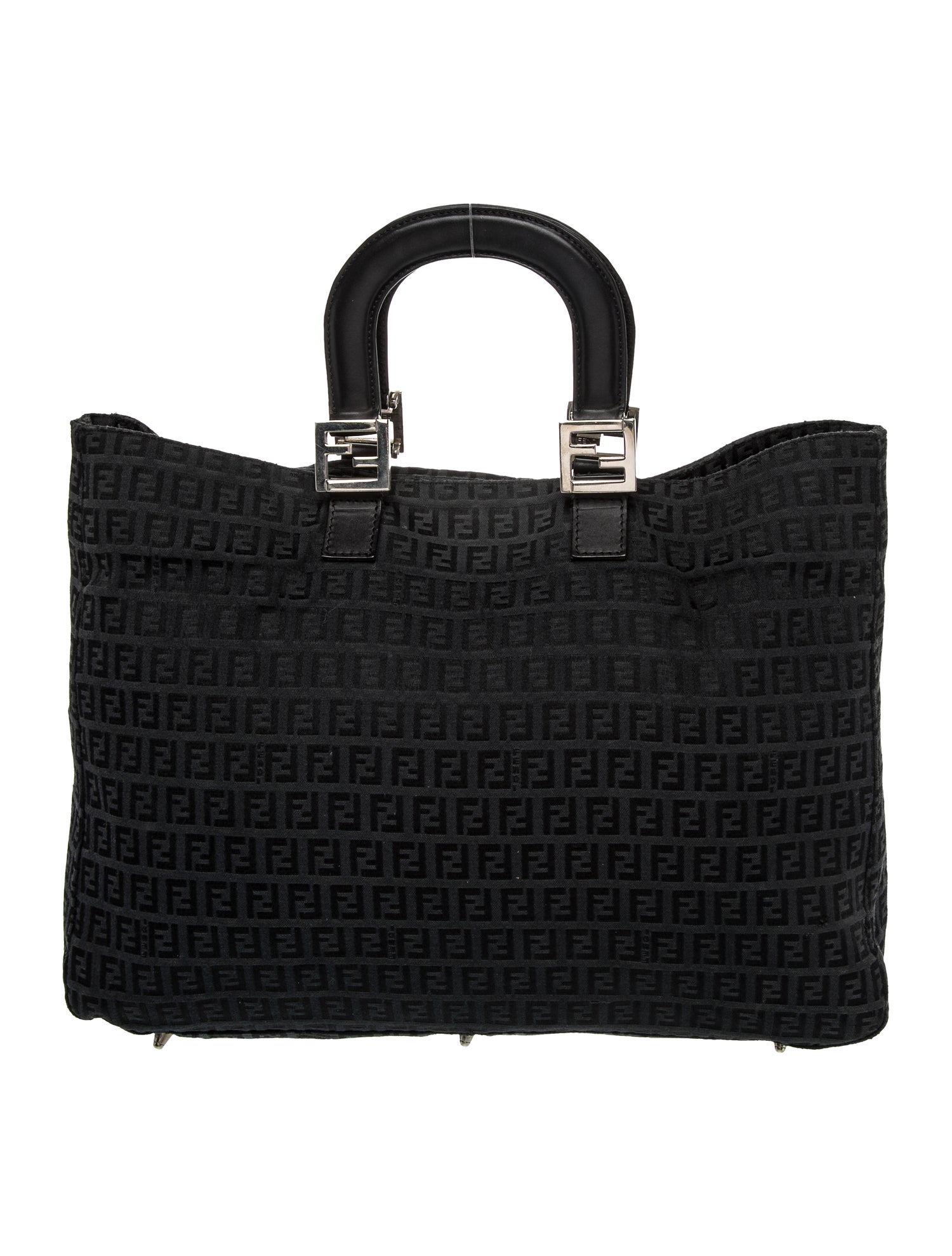 Fendi Zucchino FF Tote Vintage