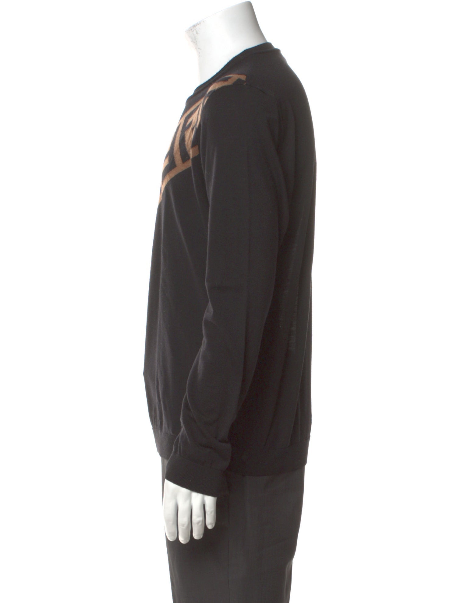 Fendi Zucca FF Logo Virgin Wool Pullover