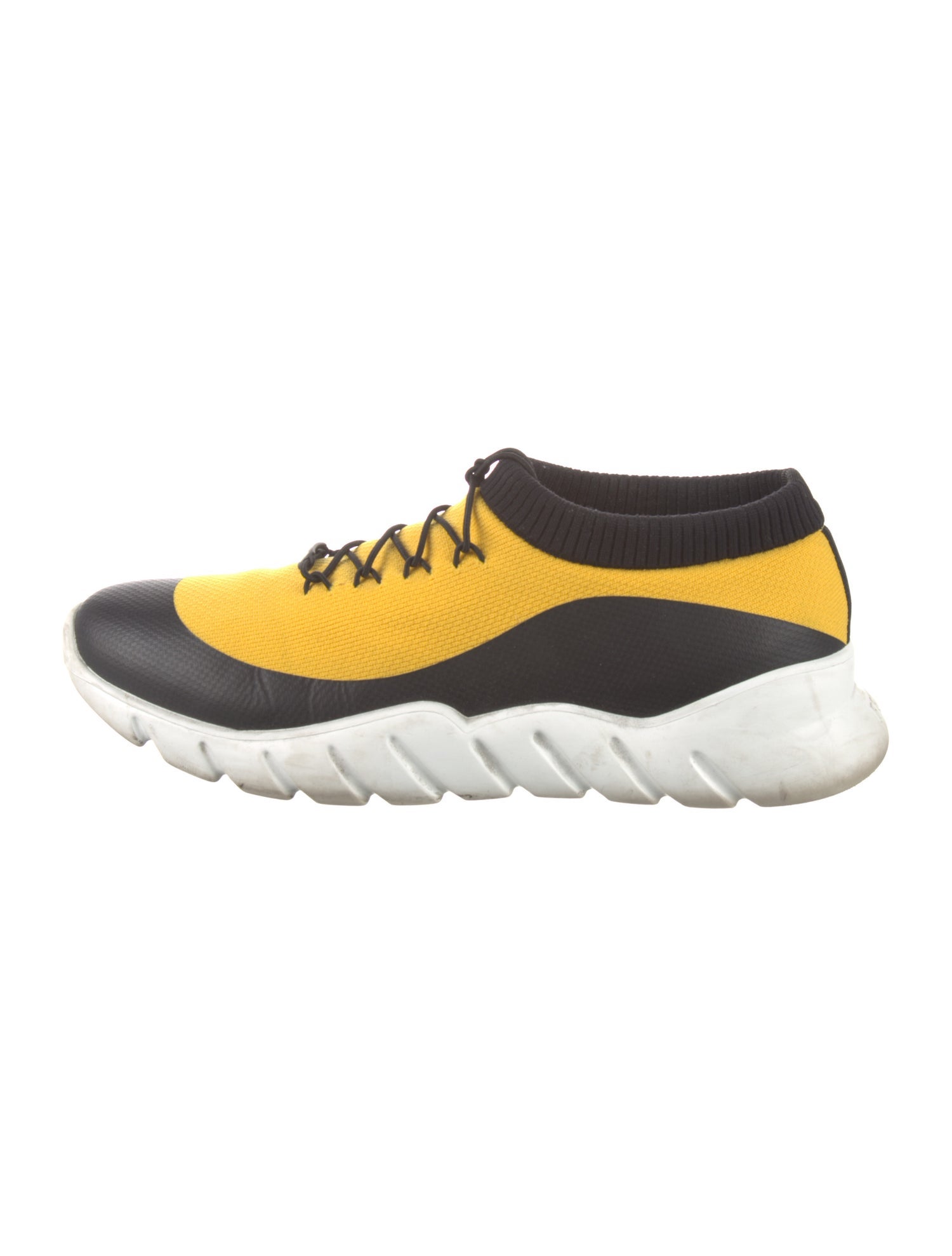 Fendi Colorblock Pattern Sneakers