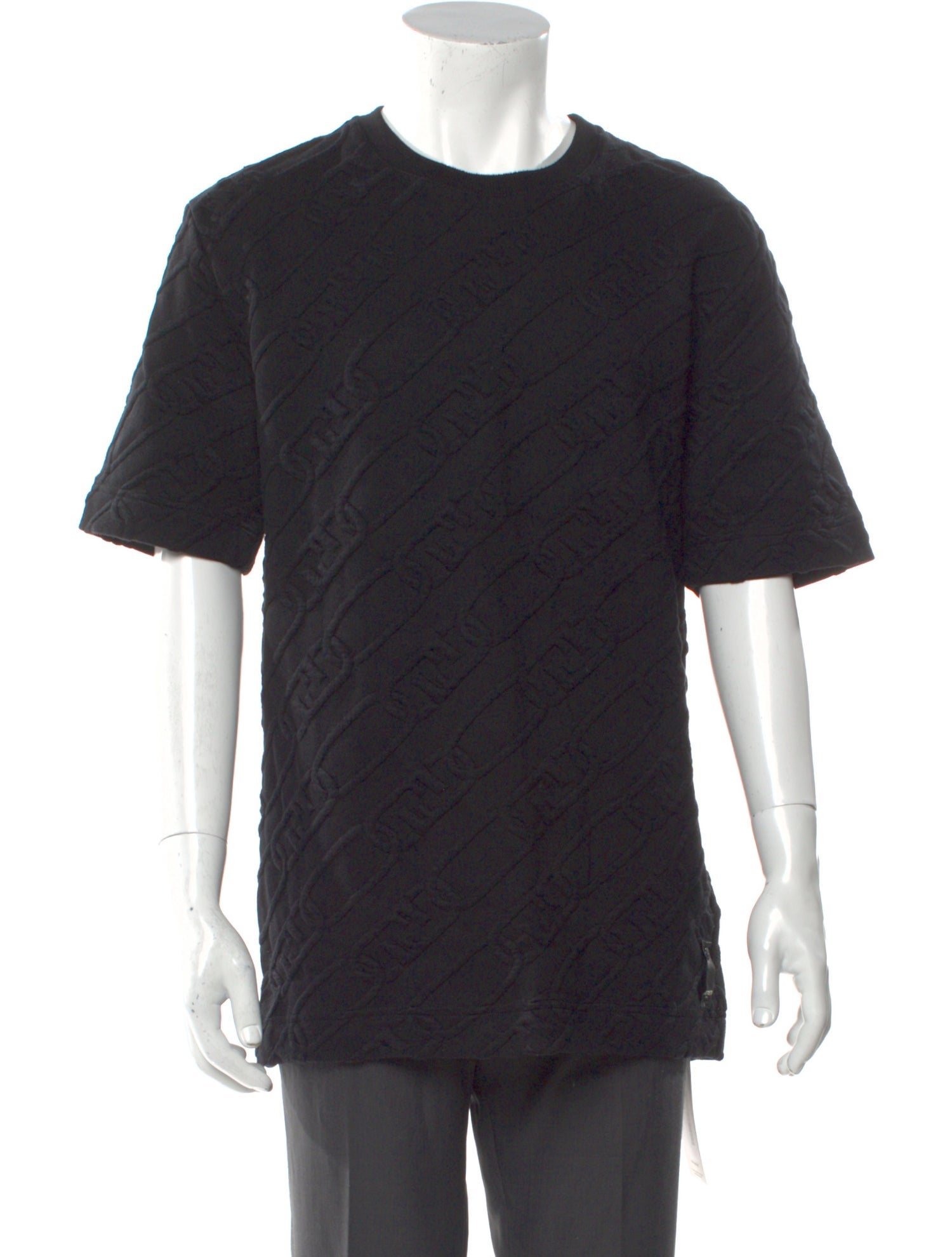 Fendi Crew Neck Short Sleeve Sweatshirt