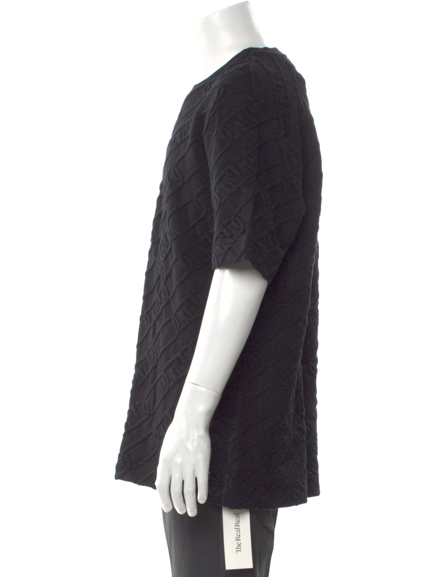 Fendi Crew Neck Short Sleeve Sweatshirt