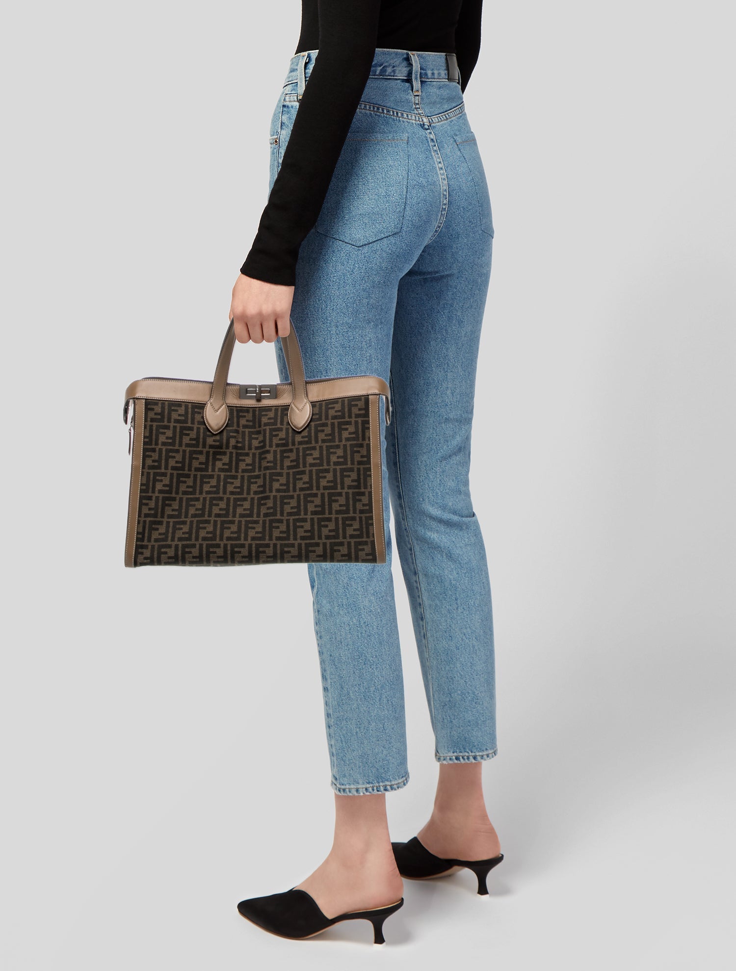 Fendi Zucca FF Logo Tote
