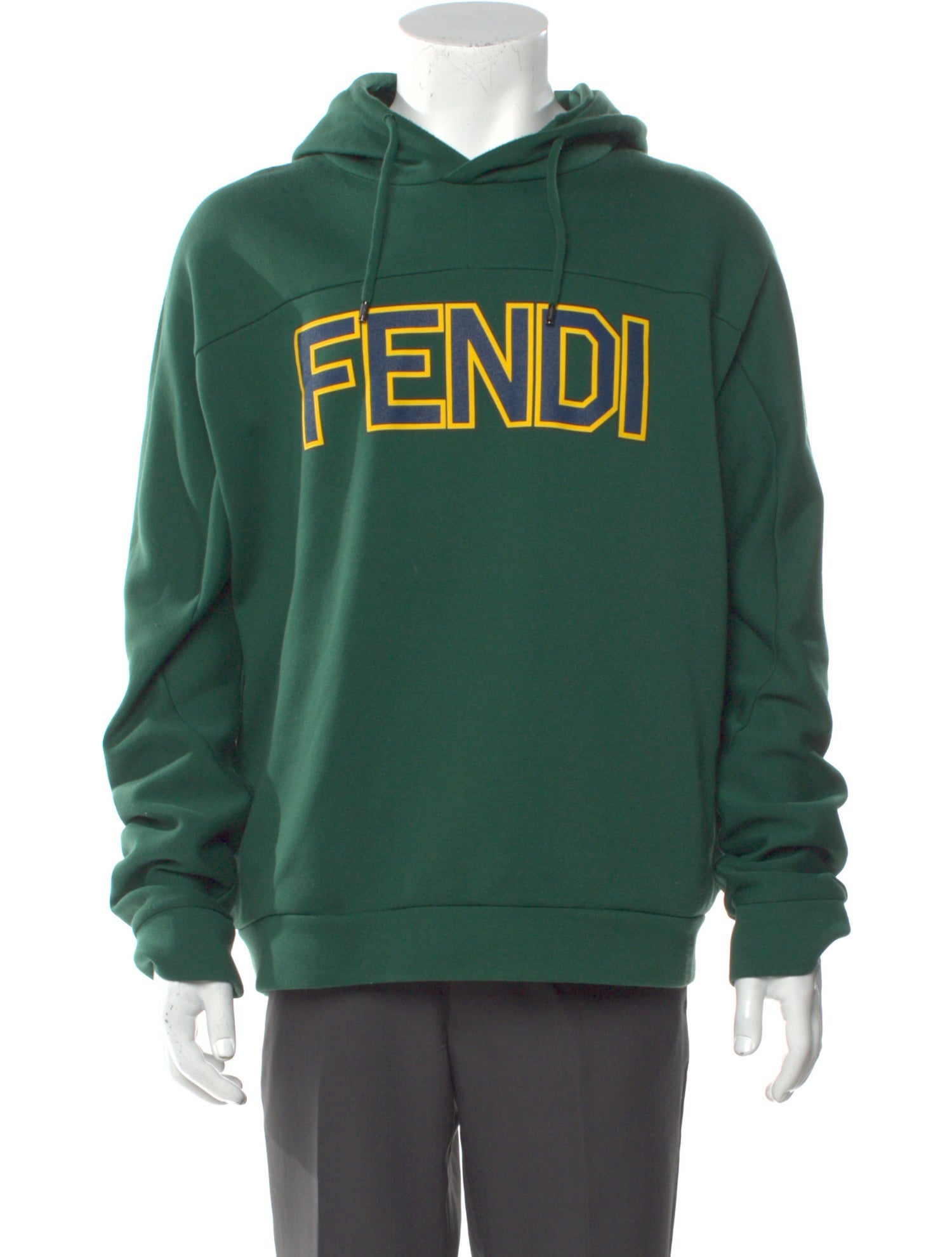 Fendi Graphic Print Crew Neck Hoodie
