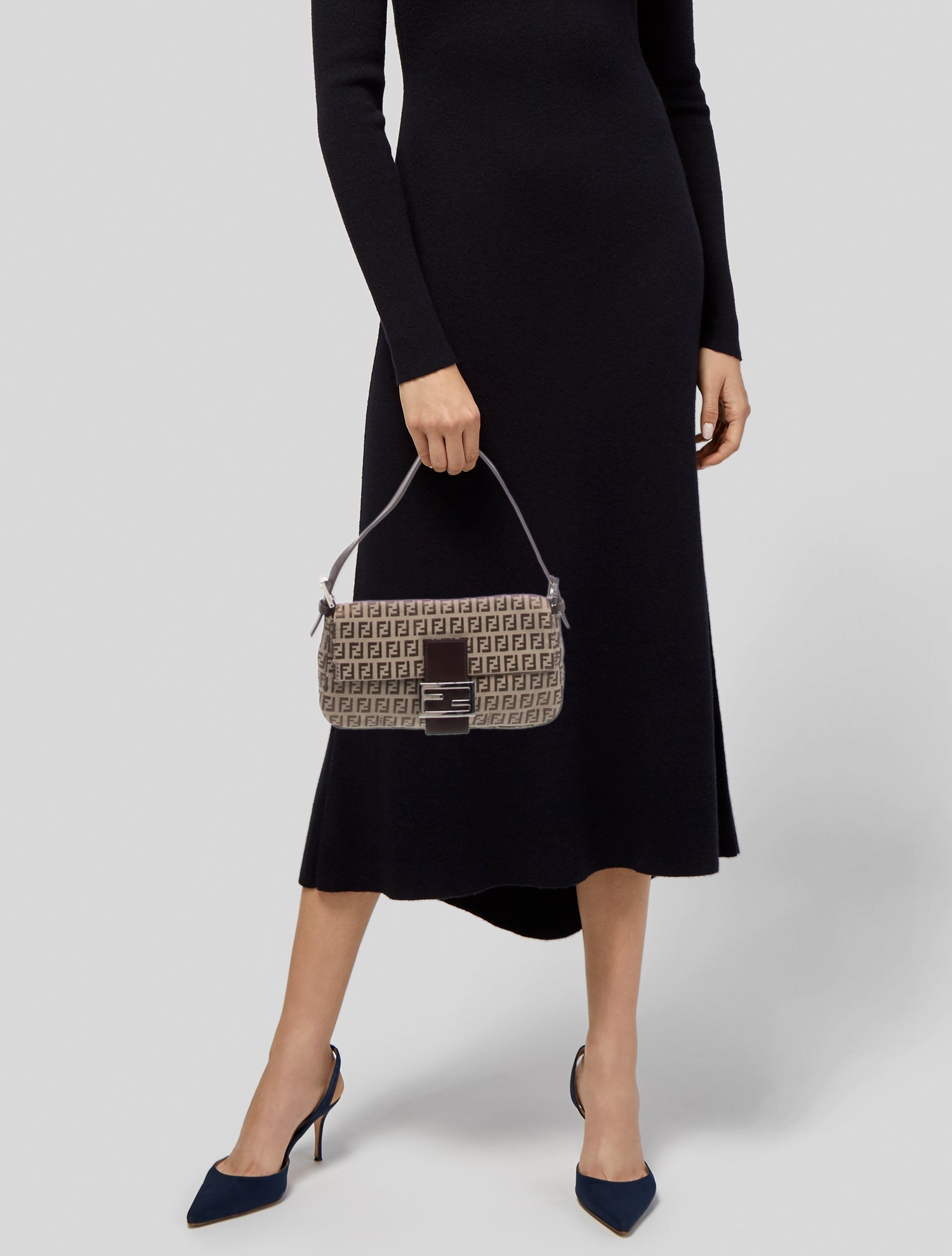 Fendi Zucchino FF Baguette Vintage