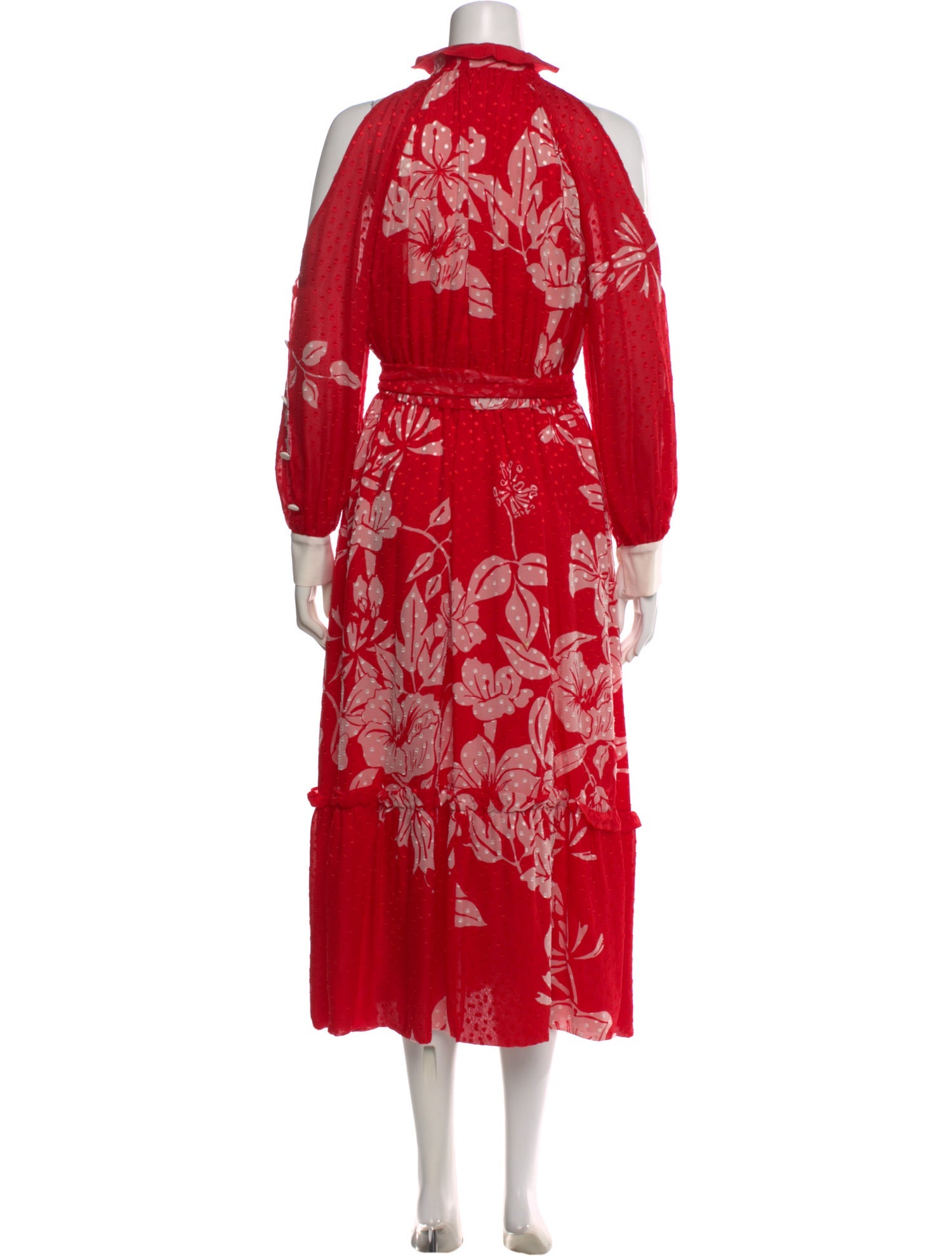 Fendi Silk Midi Length Dress