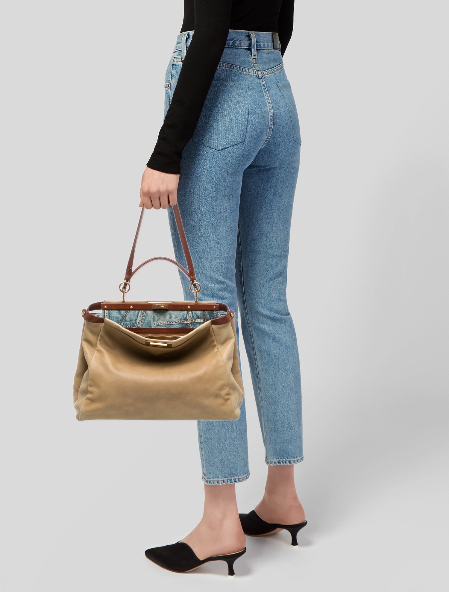 Fendi Leather Peekaboo