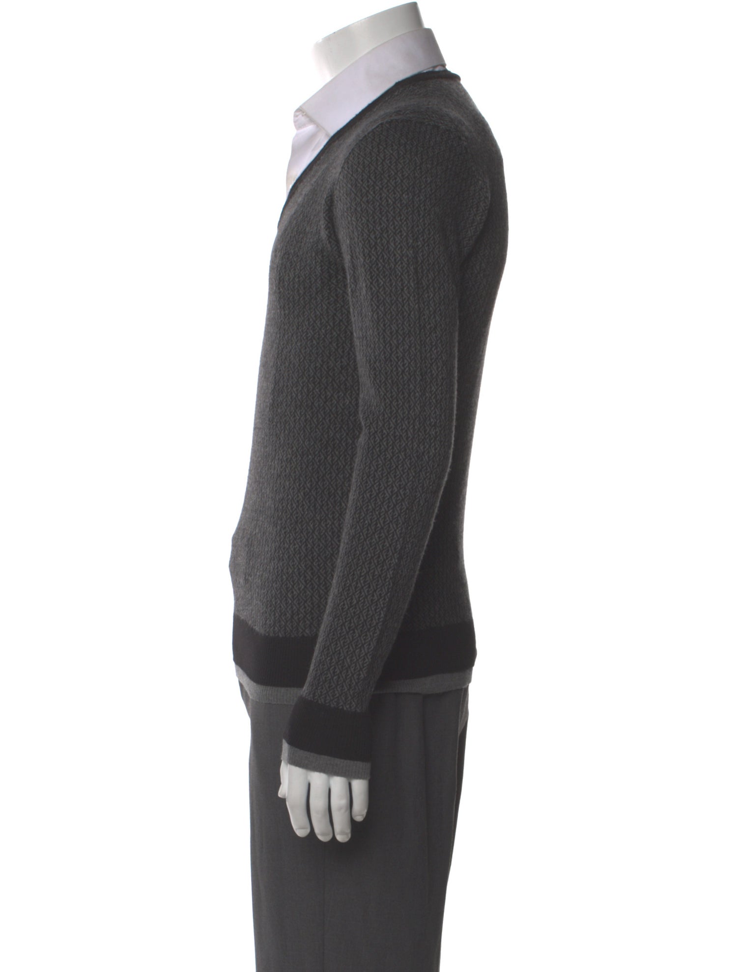 Fendi Zucca FF Logo Wool Pullover