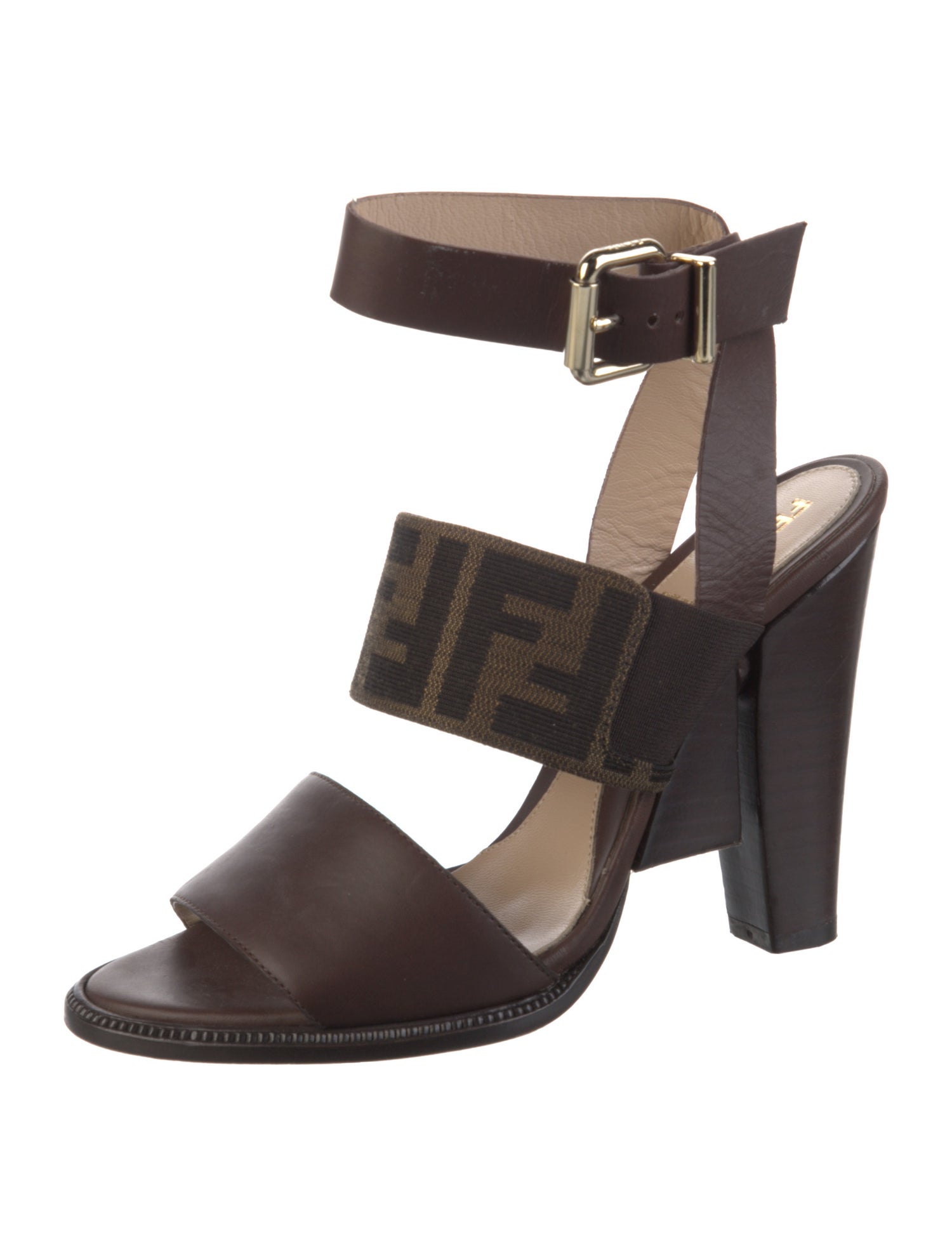 Fendi Leather Sandals