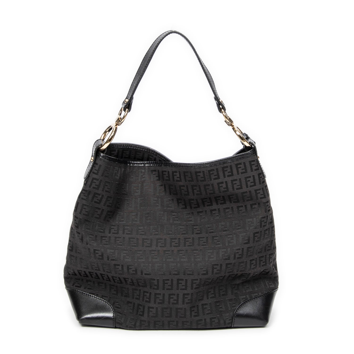 Fendi Canvas Front Pocket Hobo