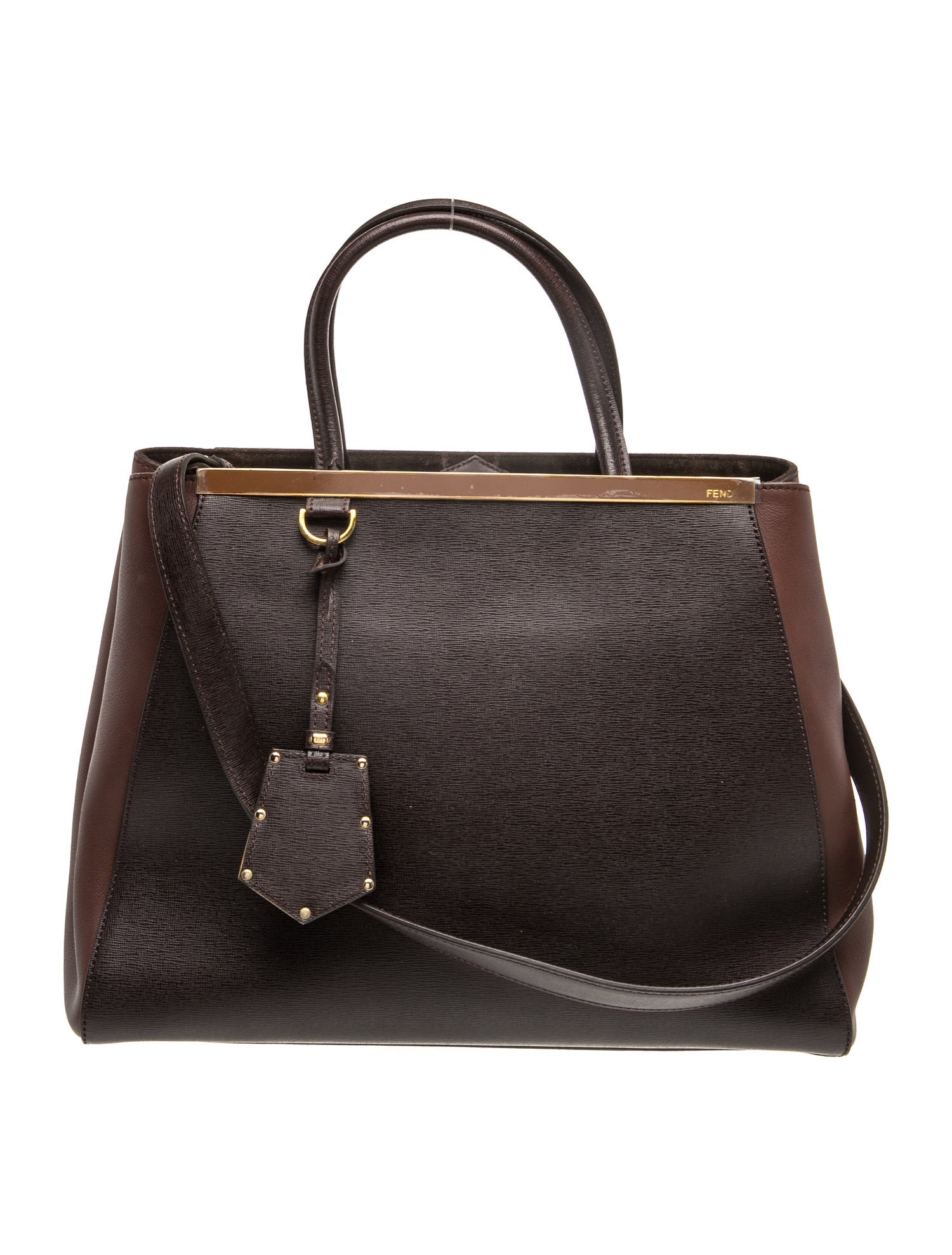 Fendi Saffiano Leather 2Jours Large