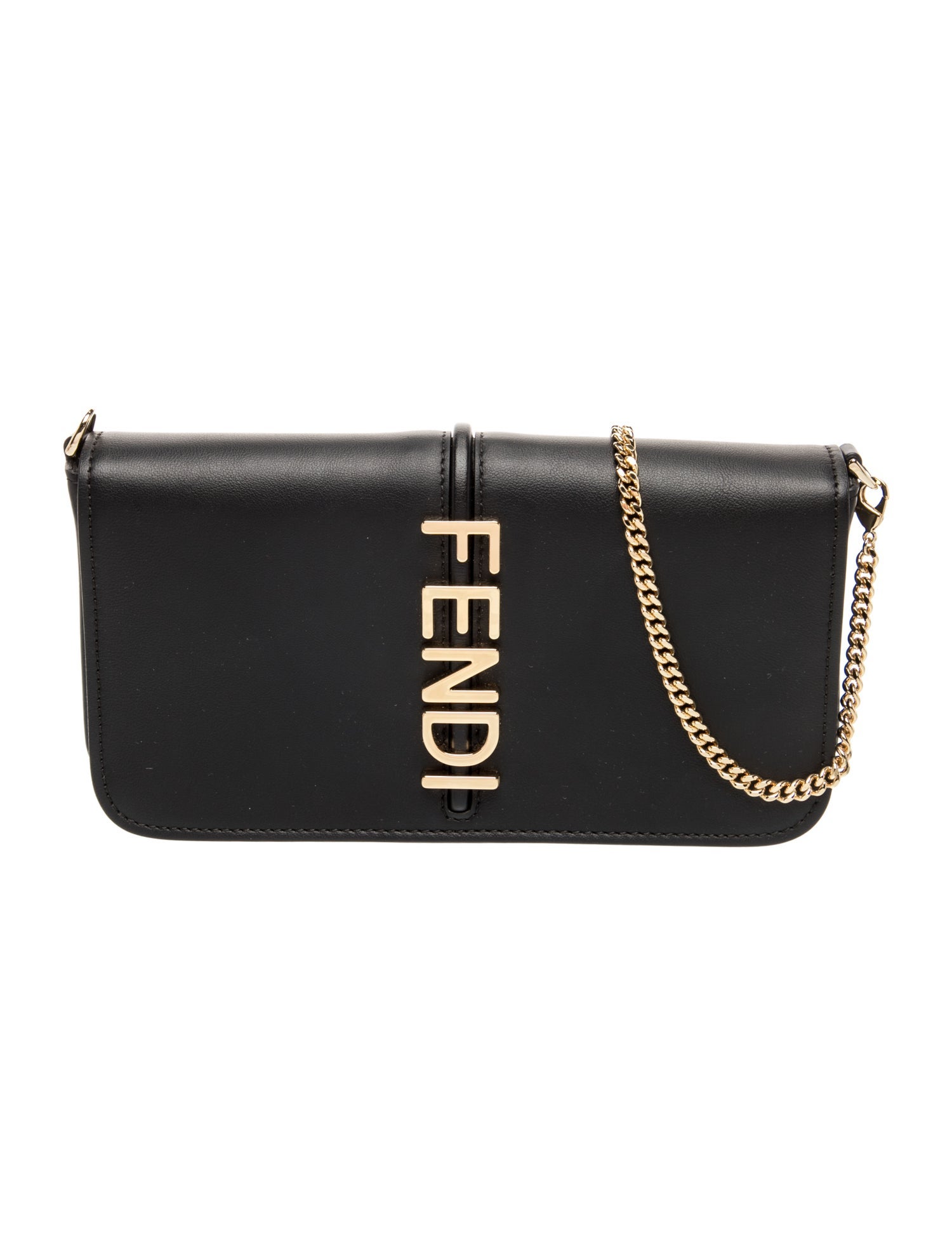 Fendi Chain-Link Fendigraphy Chain Wallet