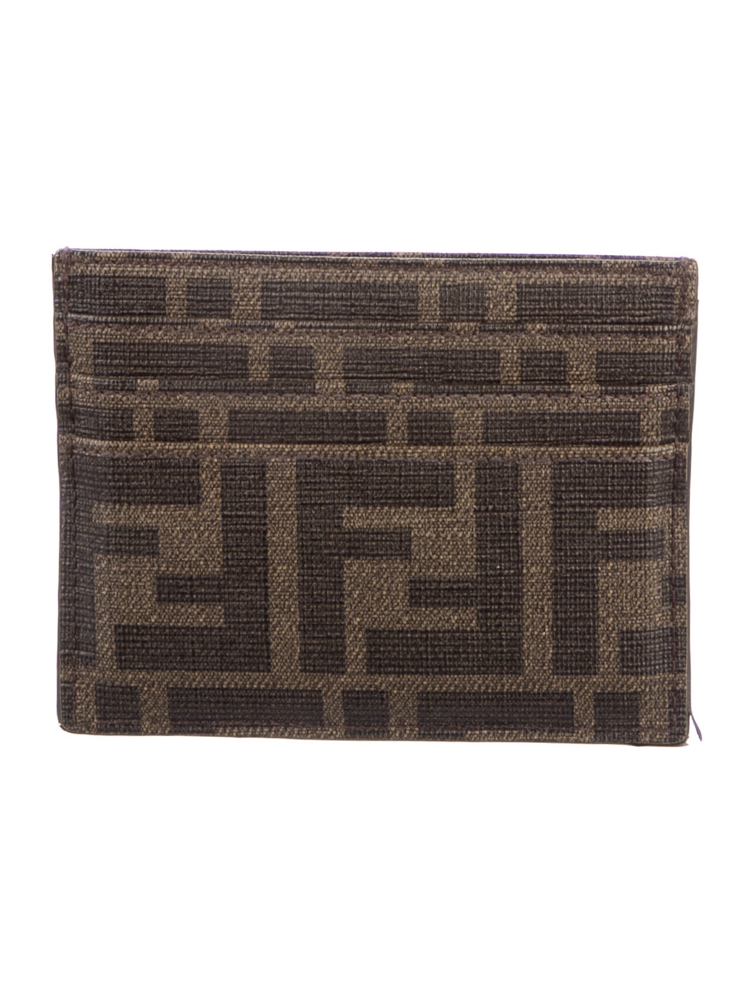 Fendi 2019 Zucca FF Logo Card Holder
