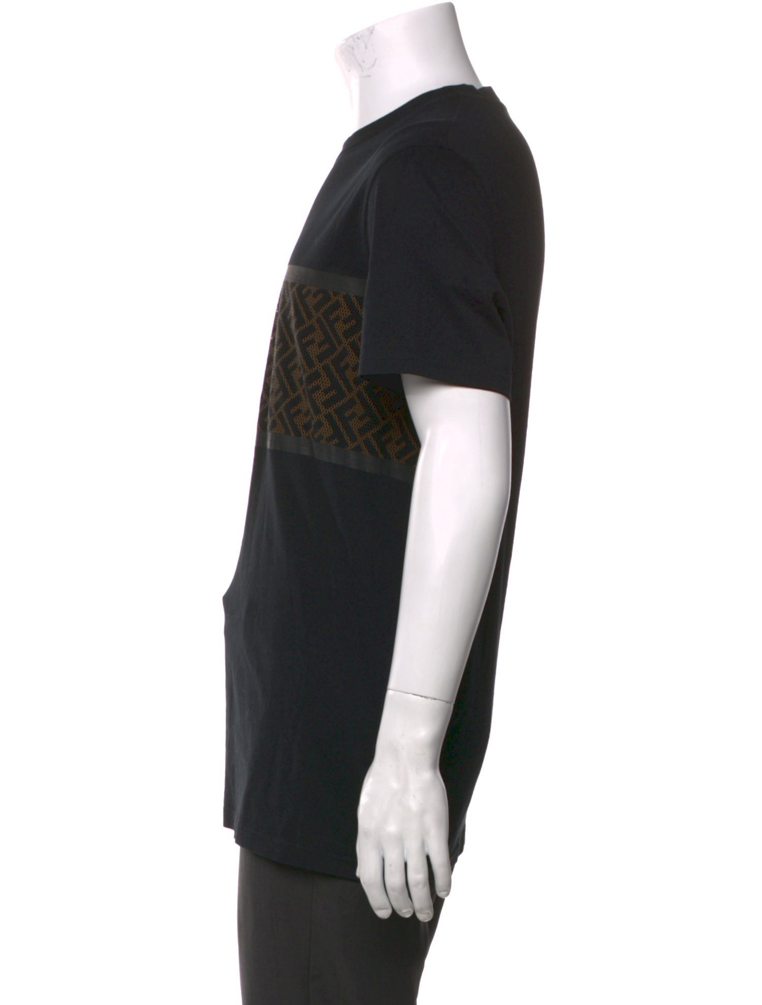 Fendi Zucca FF Logo Graphic Print T-Shirt