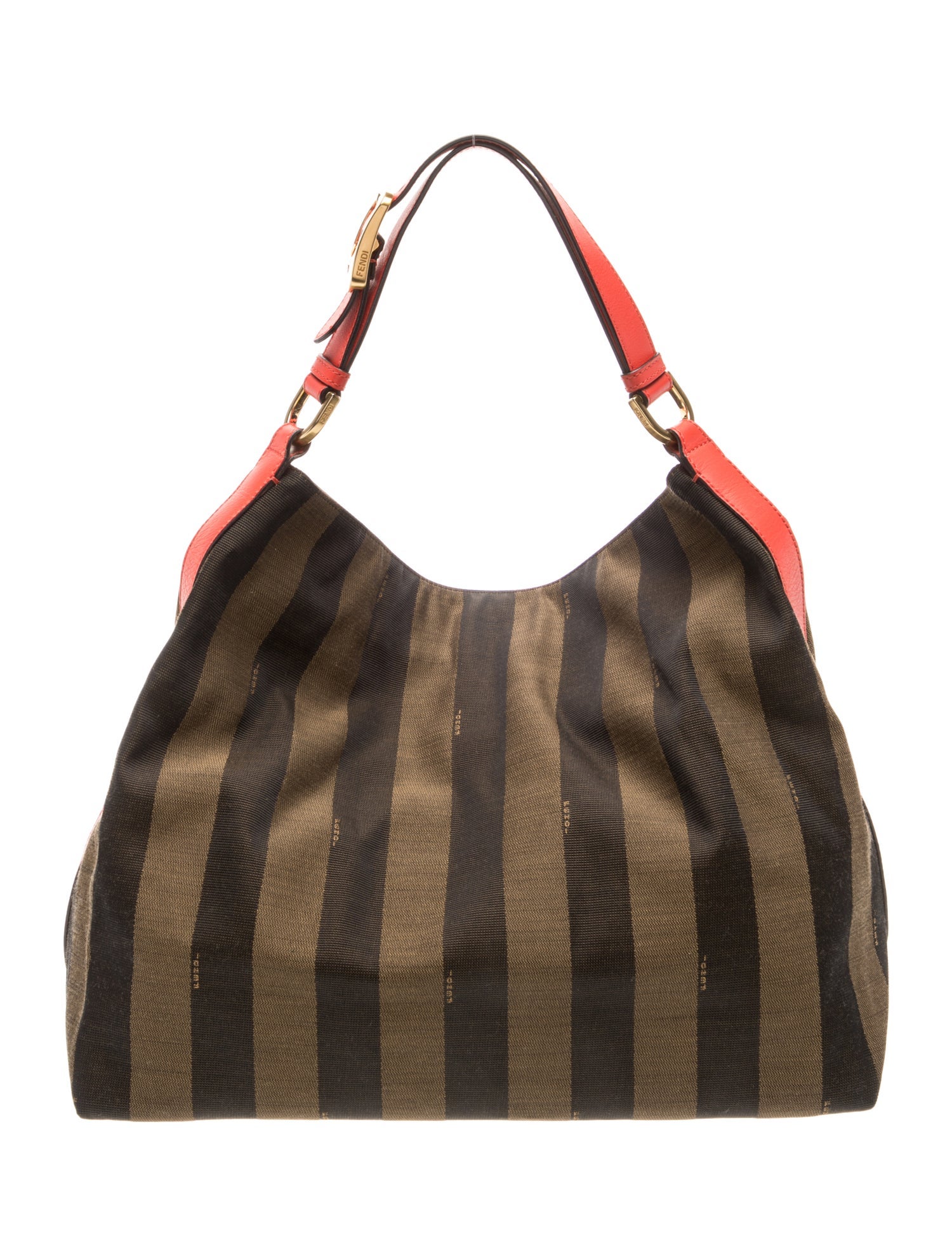 Fendi Pequin Shoulder Bag