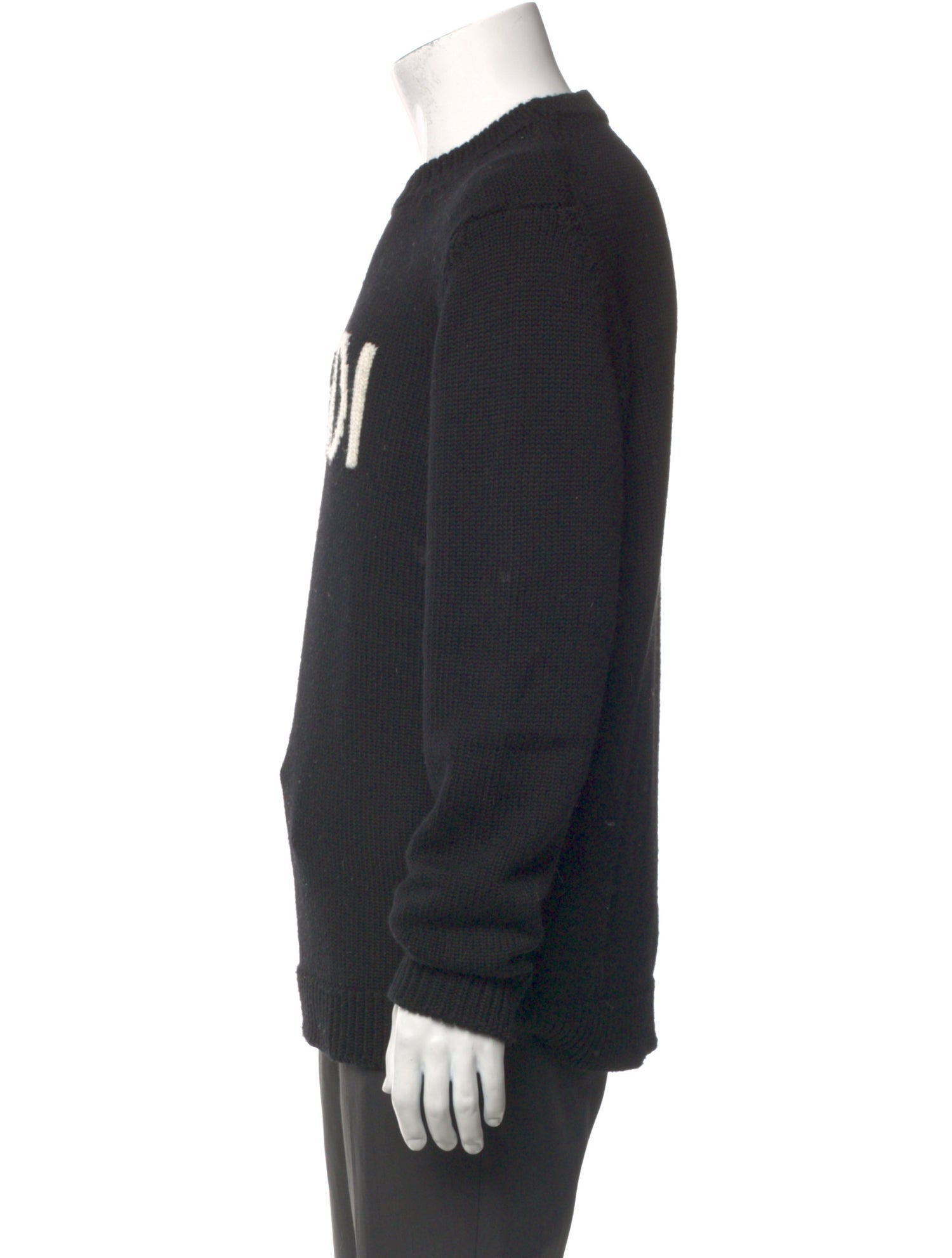 Fendi Wool Graphic Print Pullover