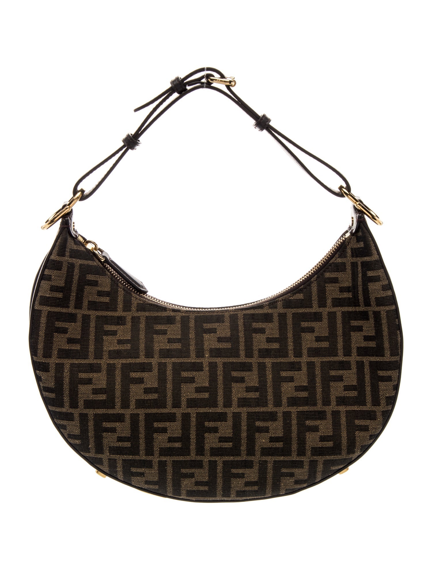 Fendi Zucca FF Small Fendigraphy Shoulder Bag Small