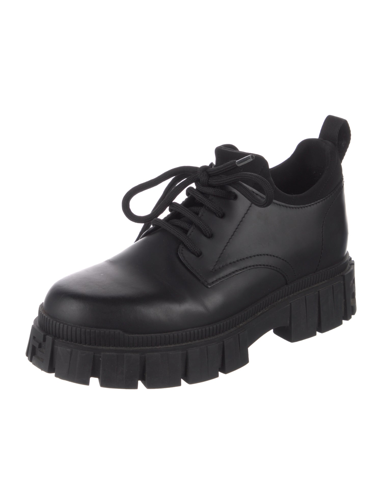 Fendi Leather Chunky Sneakers
