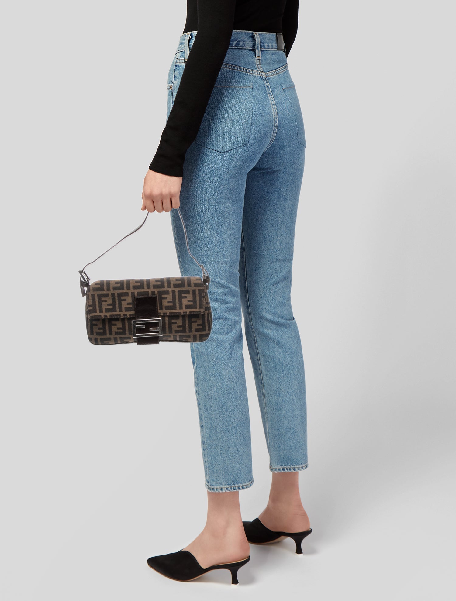 Fendi Zucca FF Baguette Vintage