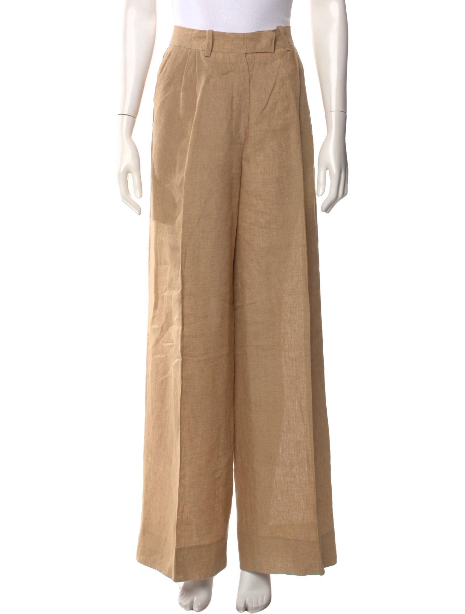 Fendi Linen Wide Leg Pants